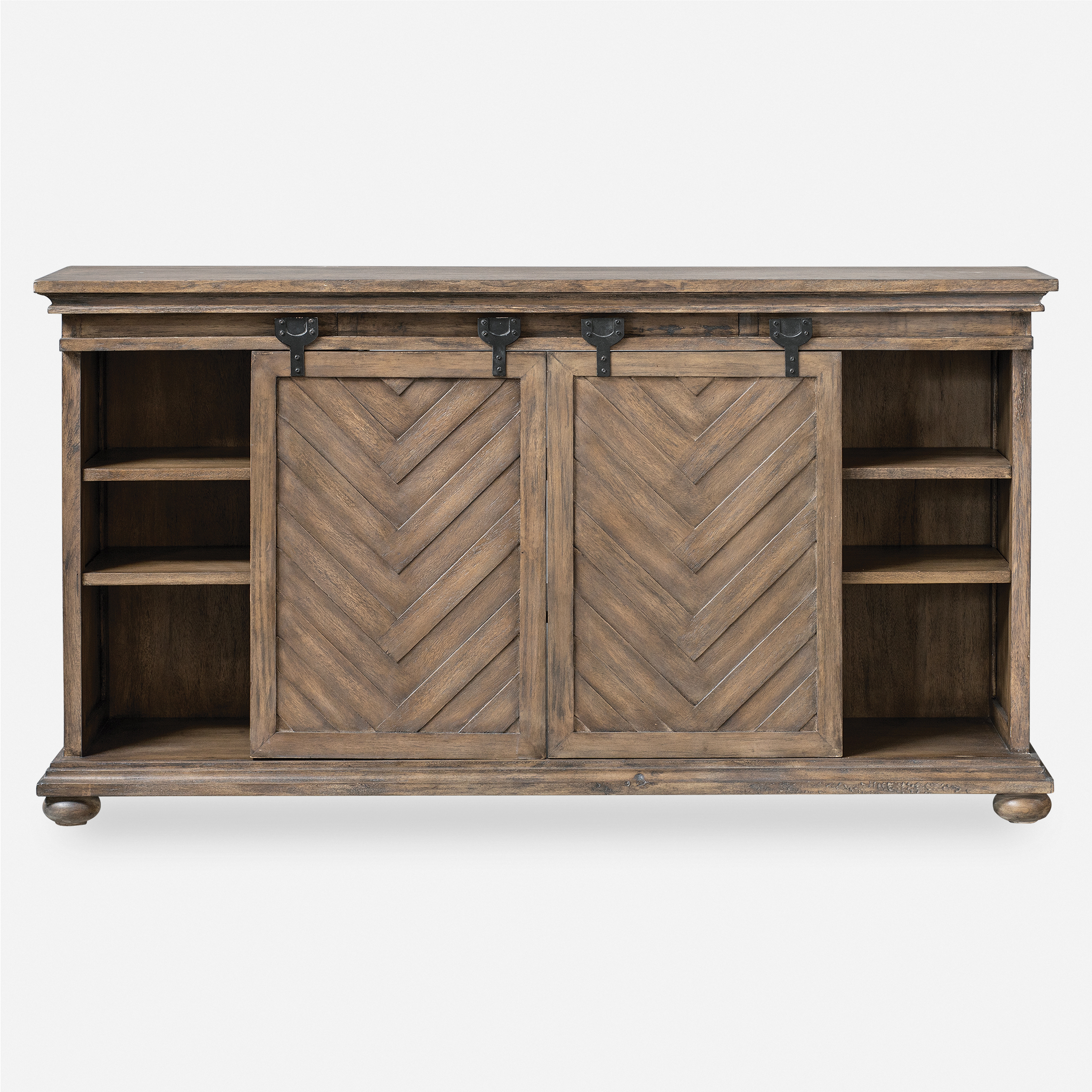 Primalia Barn Door Media Console - Uttermost
