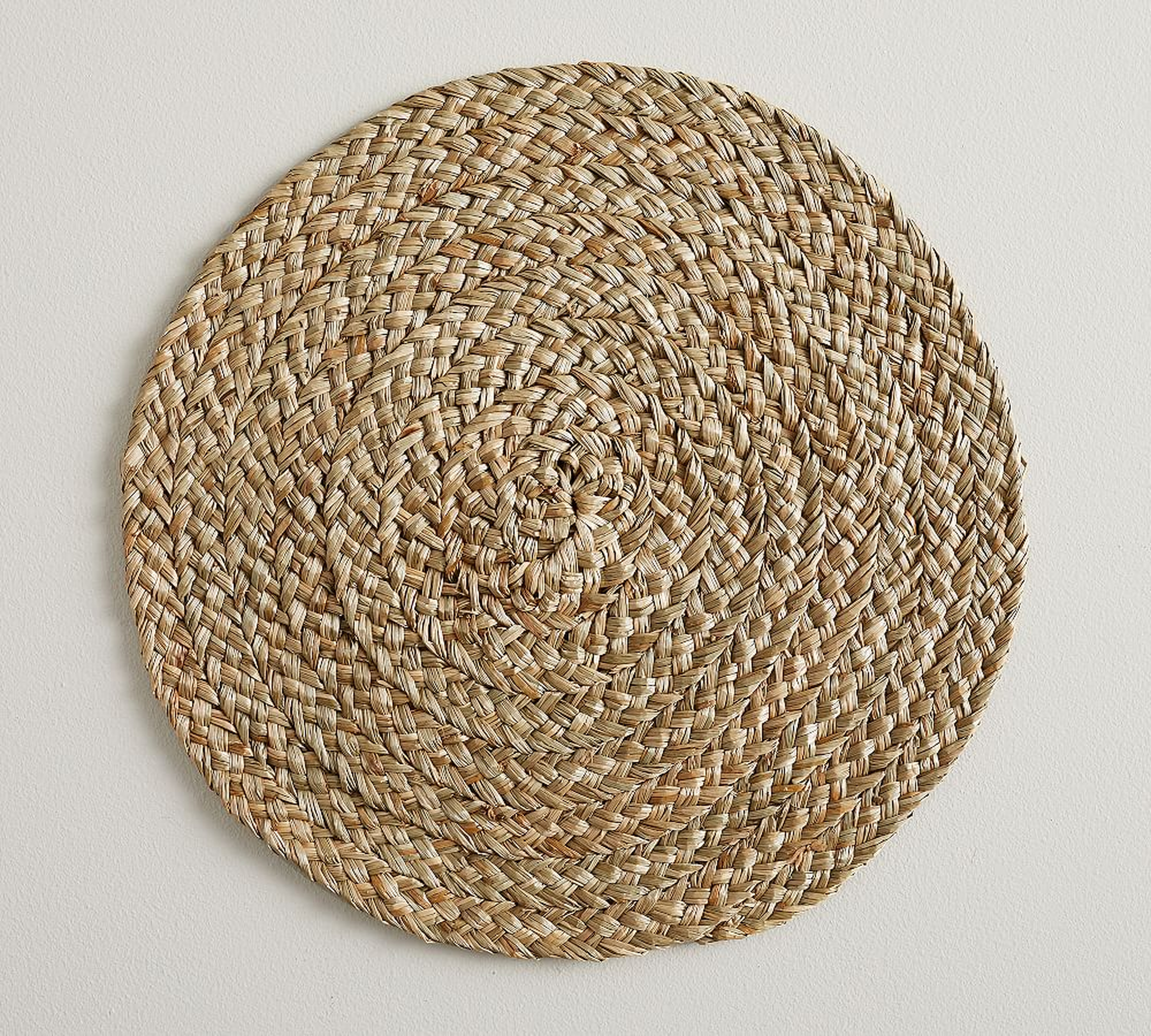 Braided Grass Charger Plate - Light Natural - Pottery Barn