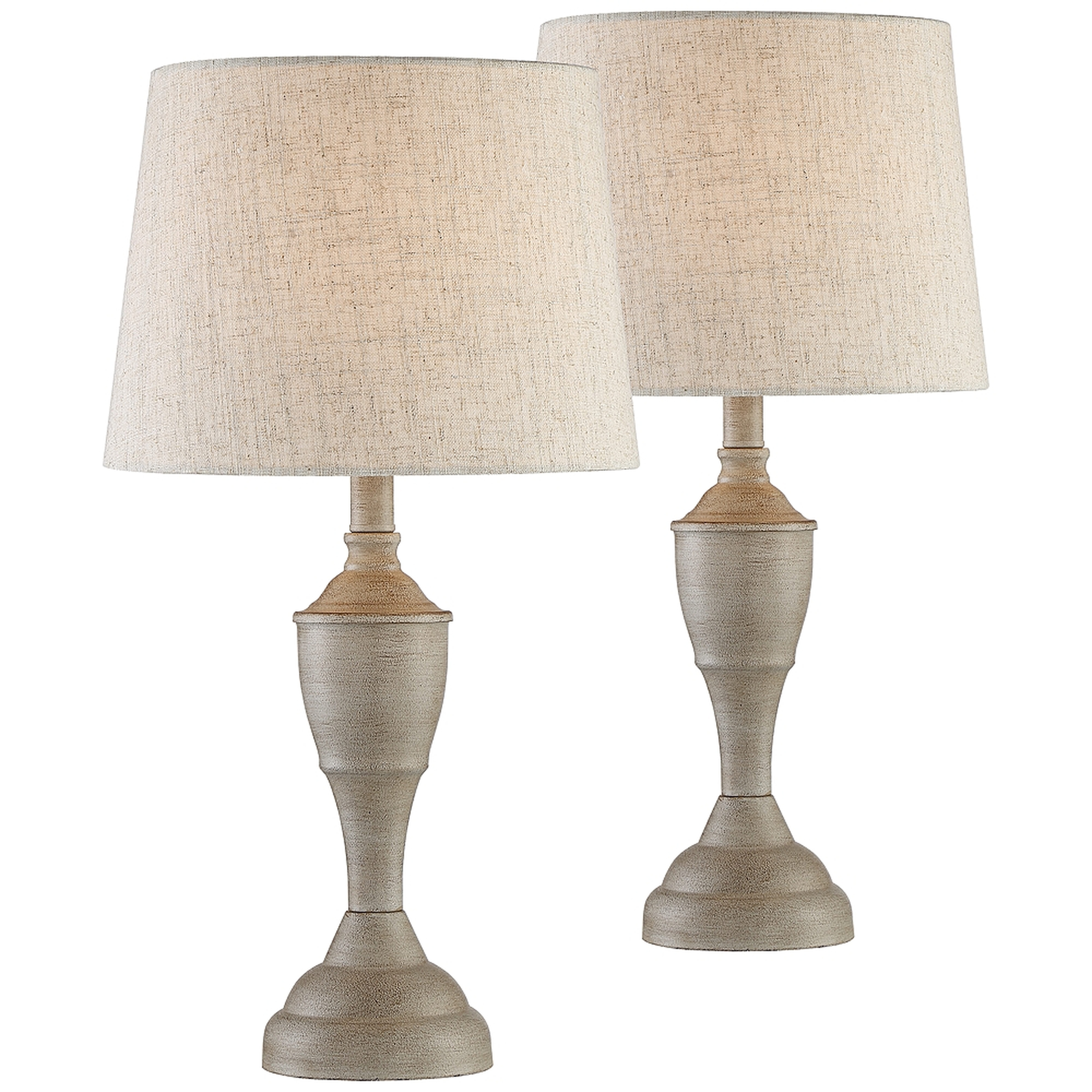 Claude Beige Washed Accent Table Lamps Set of 2 - Style # 74V05 - Lamps Plus