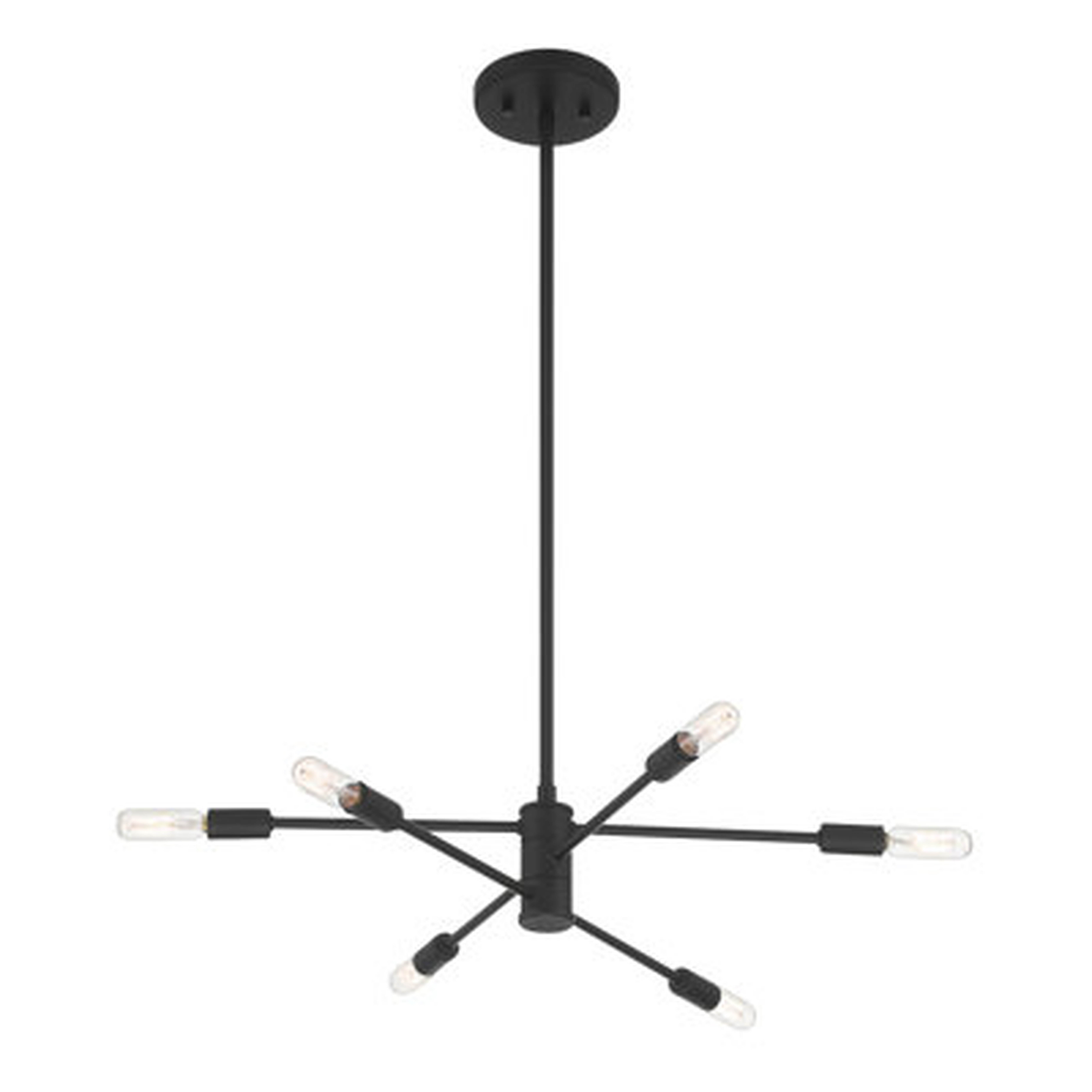 Jordy 6 - Light Sputnik Modern Linear Chandelier - AllModern