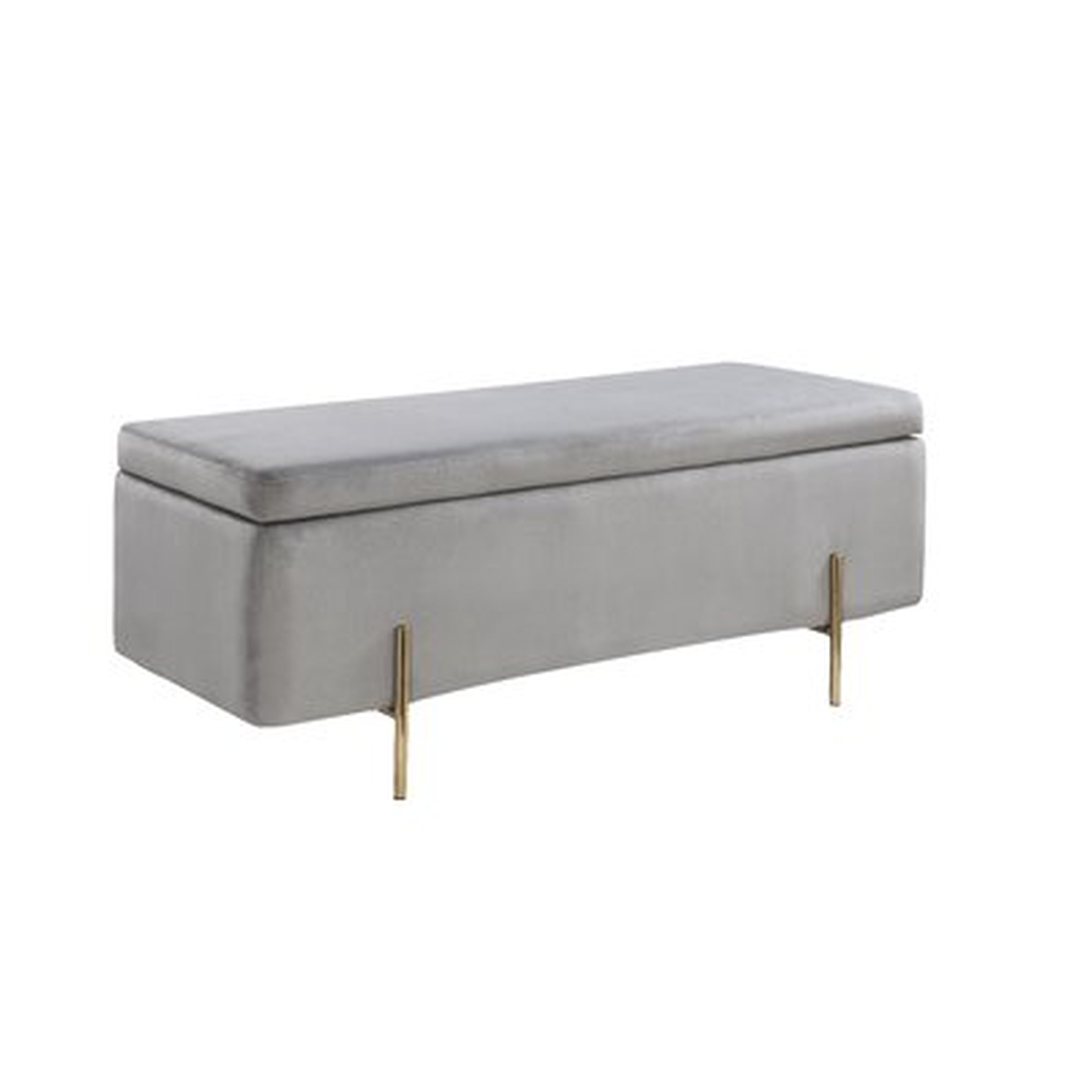 Upholstered Flip Top Storage Bench - Wayfair