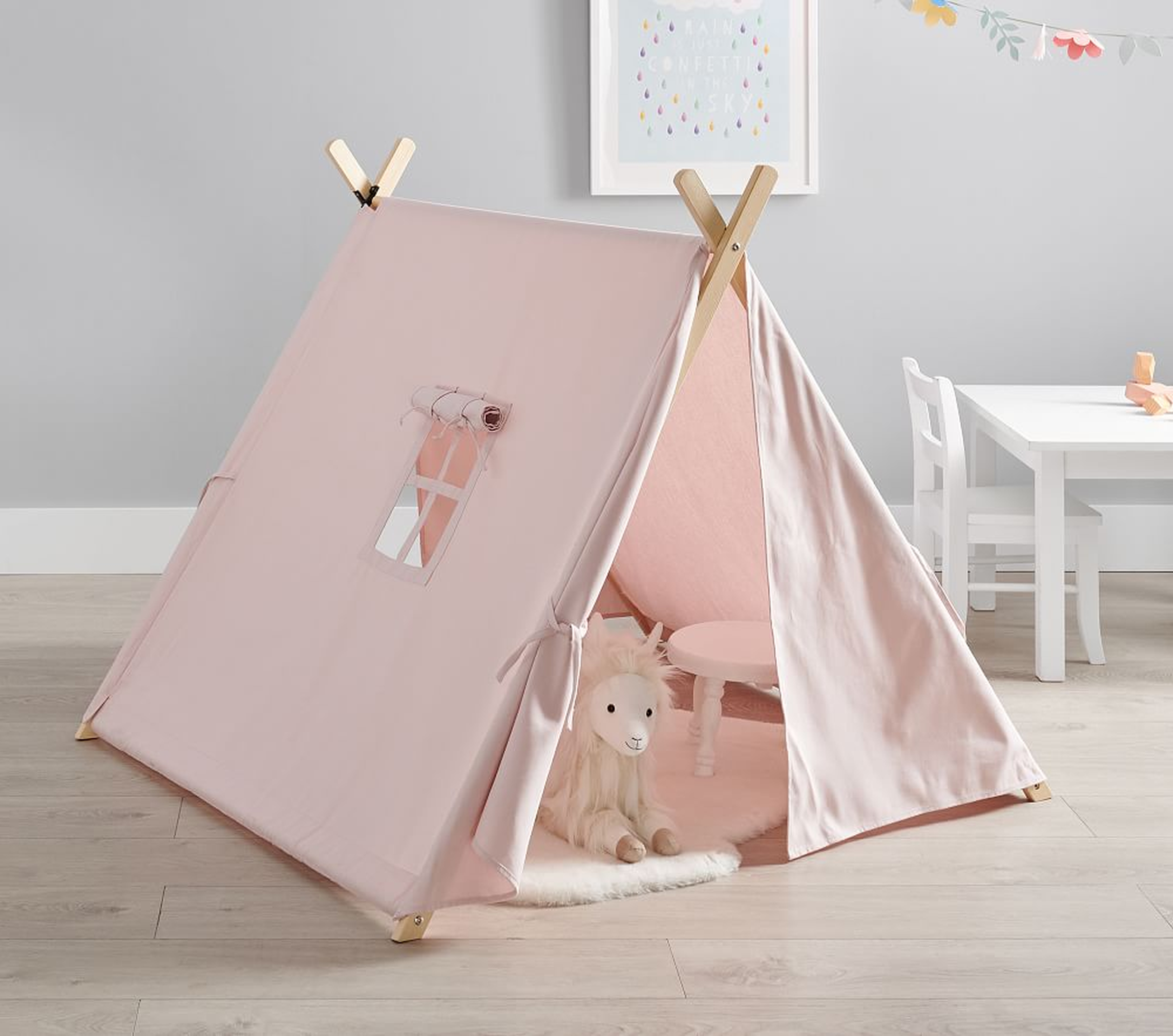 Collapsible Play Tent, Blush, UPS - Pottery Barn Kids