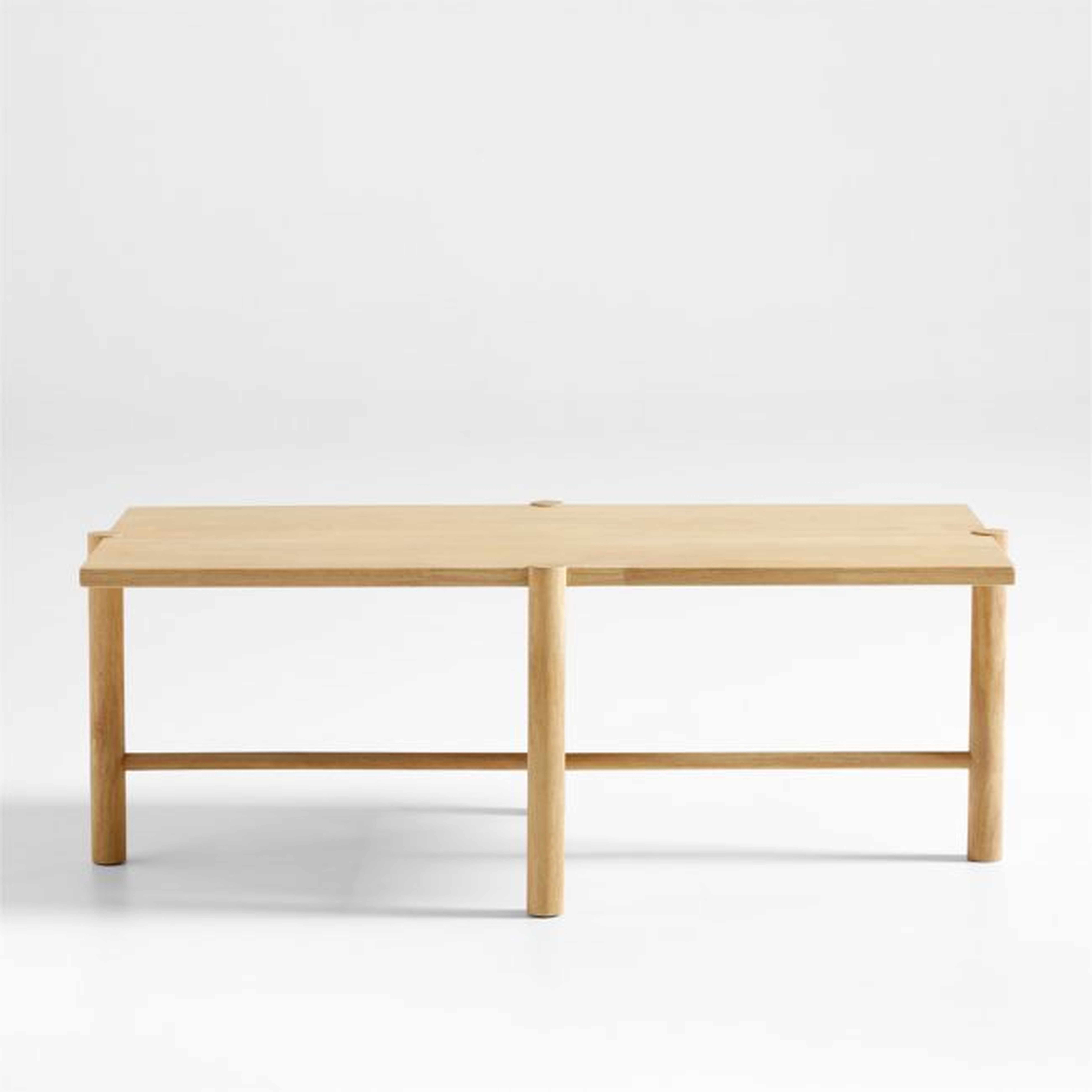 Jo Rectangular Wood Coffee Table - Crate and Barrel