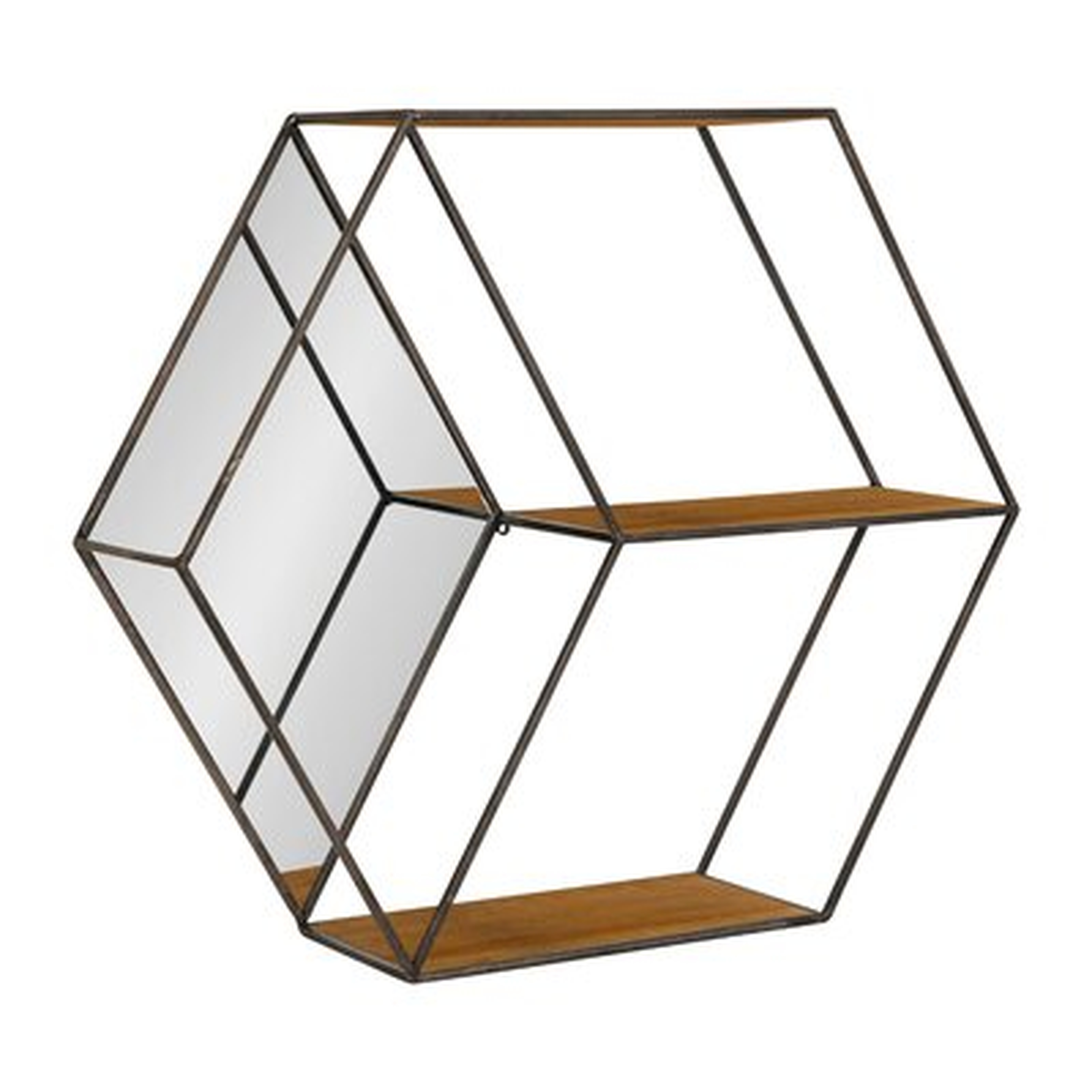 Modern Hexagon Wall Shelf - AllModern