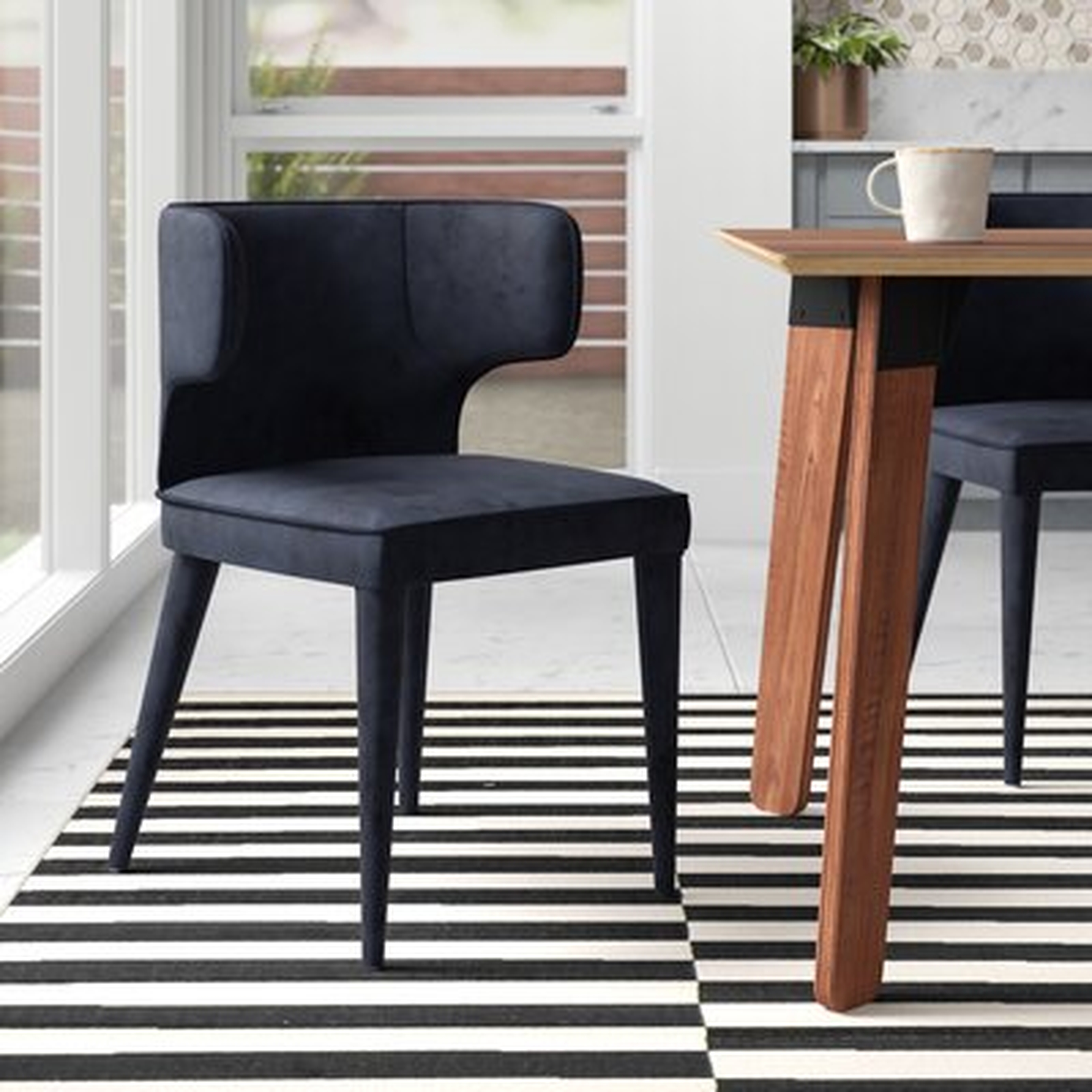 Emma Upholstered Wingback Side Chair - AllModern