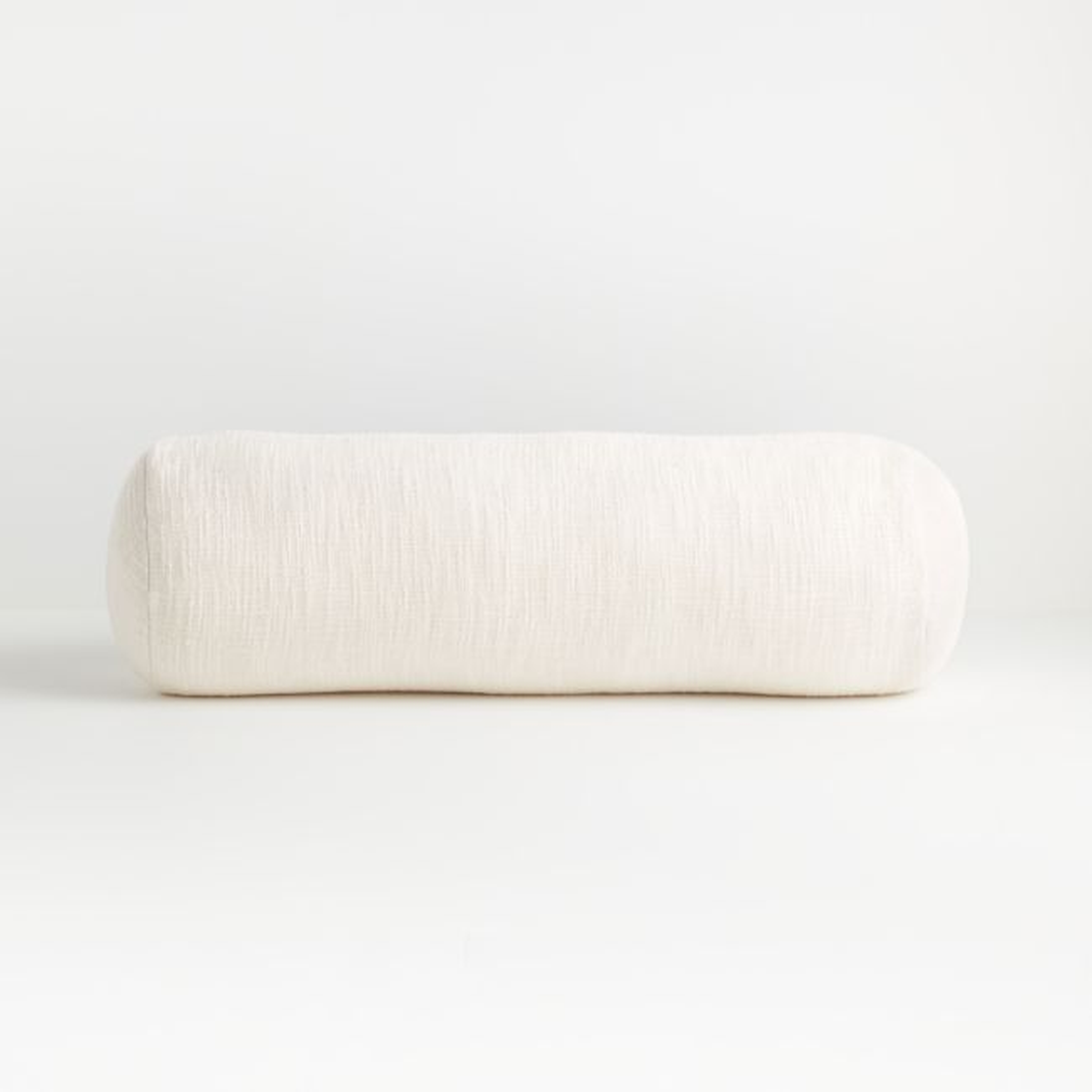 Lindstrom Ivory 24?x8" Bolster Pillow - Crate and Barrel
