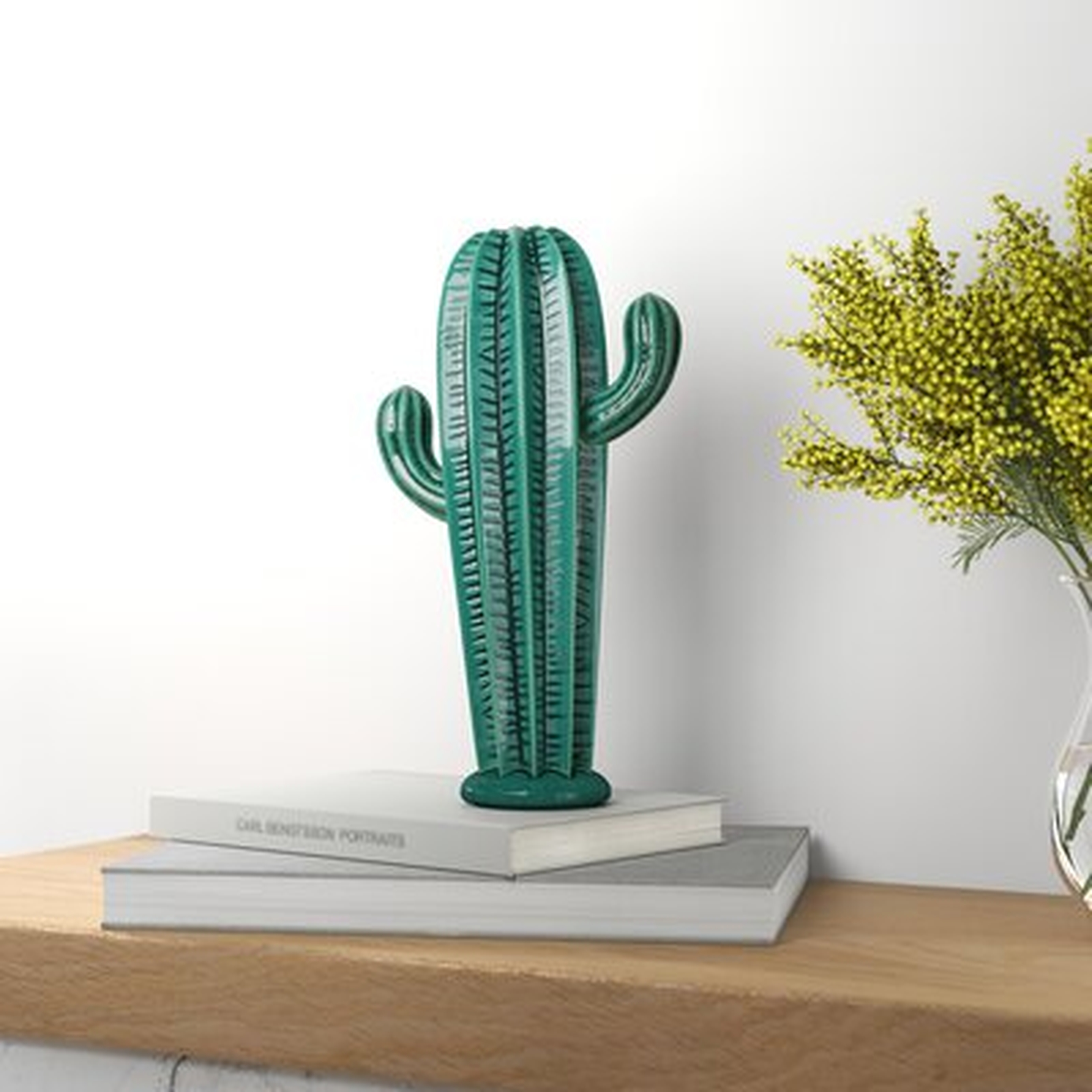 Mari Ceramic Cactus Accent Sculpture - Wayfair