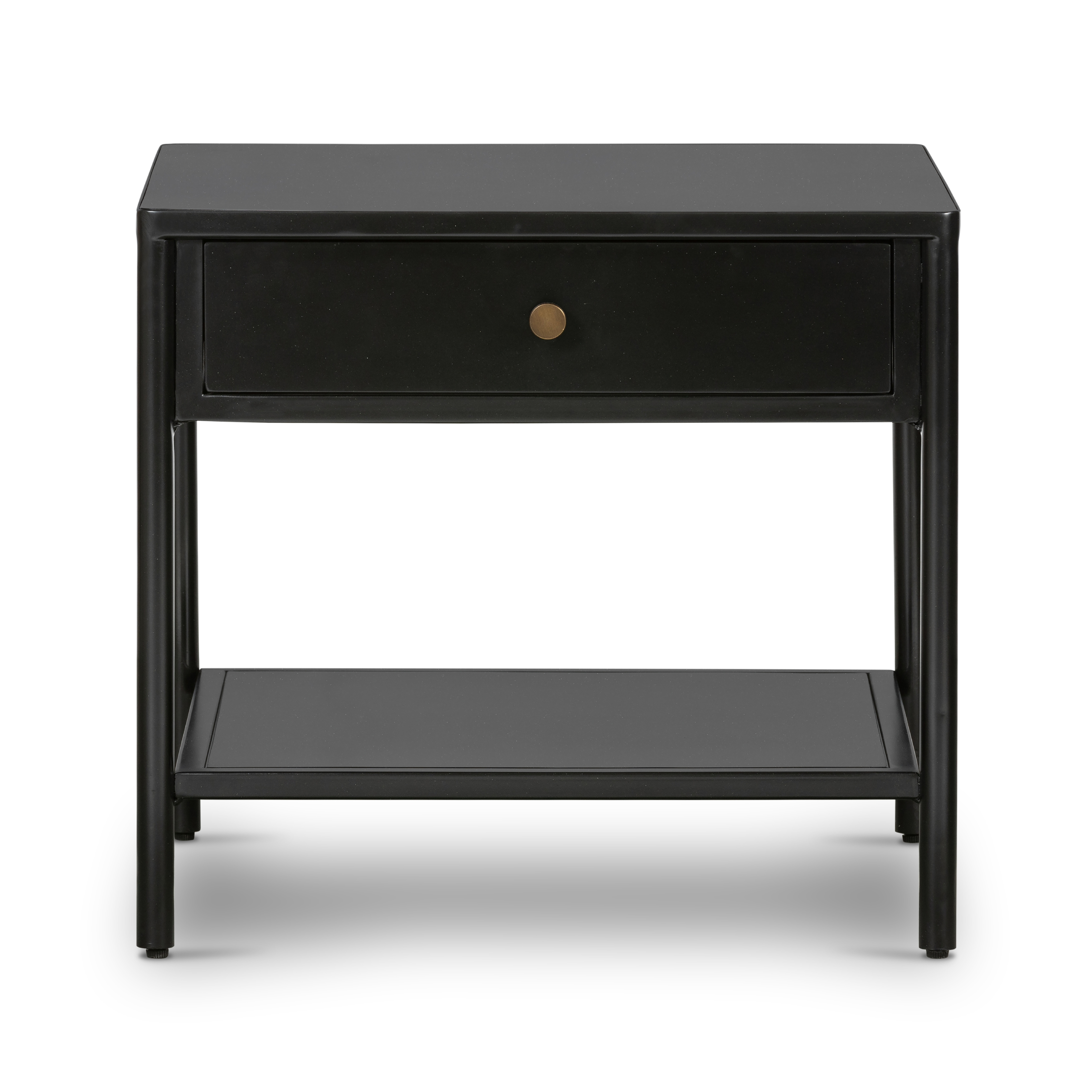 Soto End Table-Black - Four Hands
