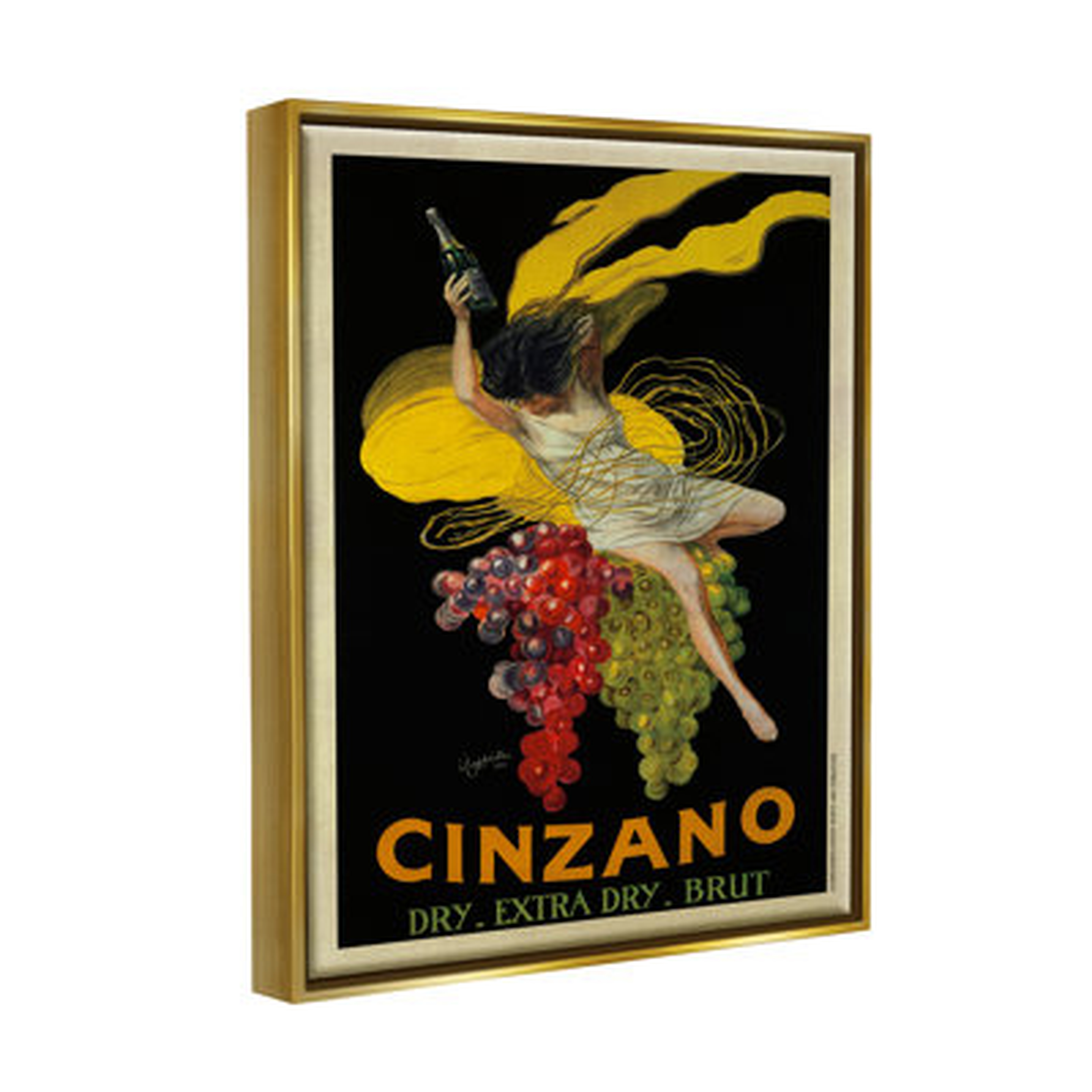 Cinzano Vintage Poster Wine Design Canvas Wall Art By Marcello Dudovich - Wayfair