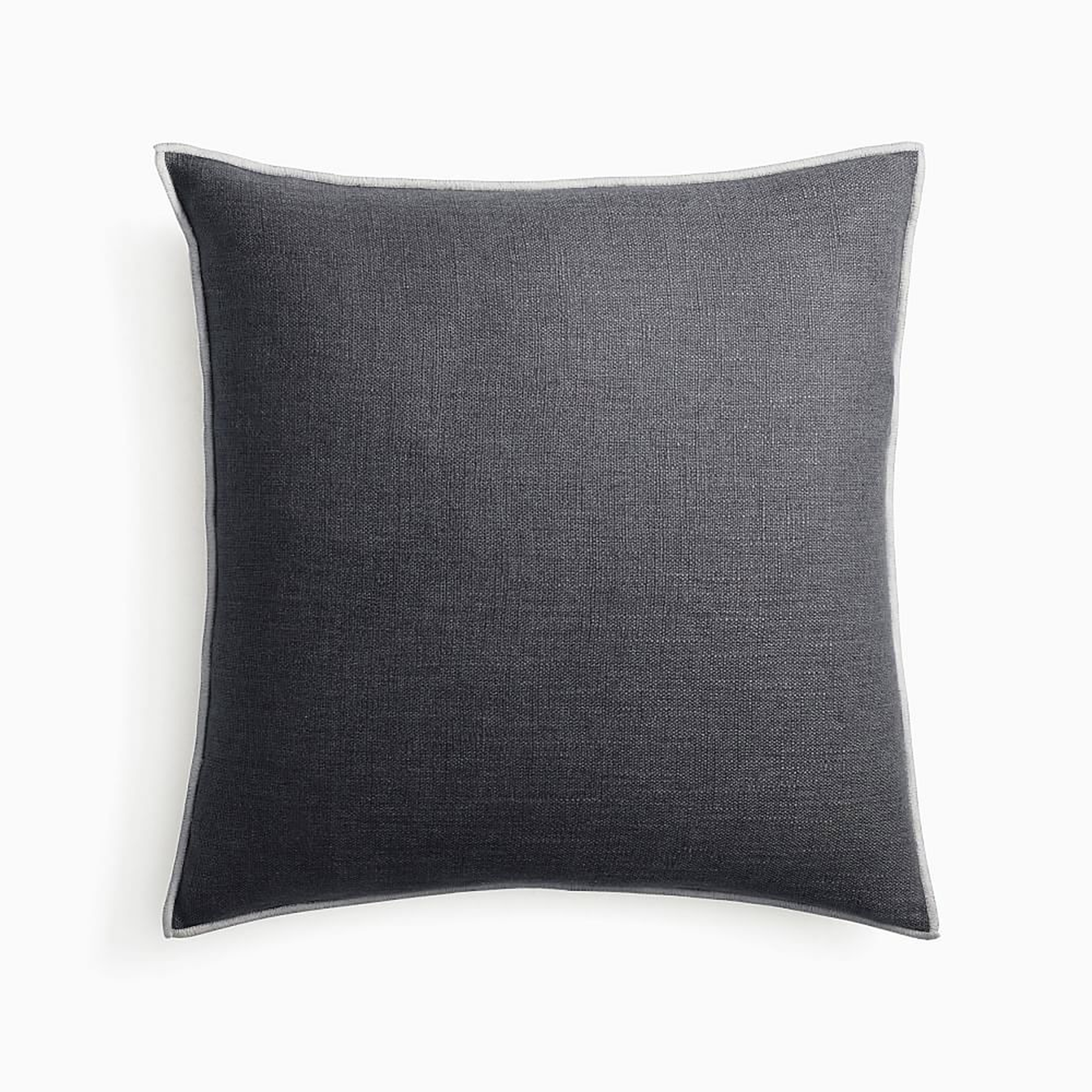 Classic Linen Pillow Cover, 20"x20", Slate - West Elm