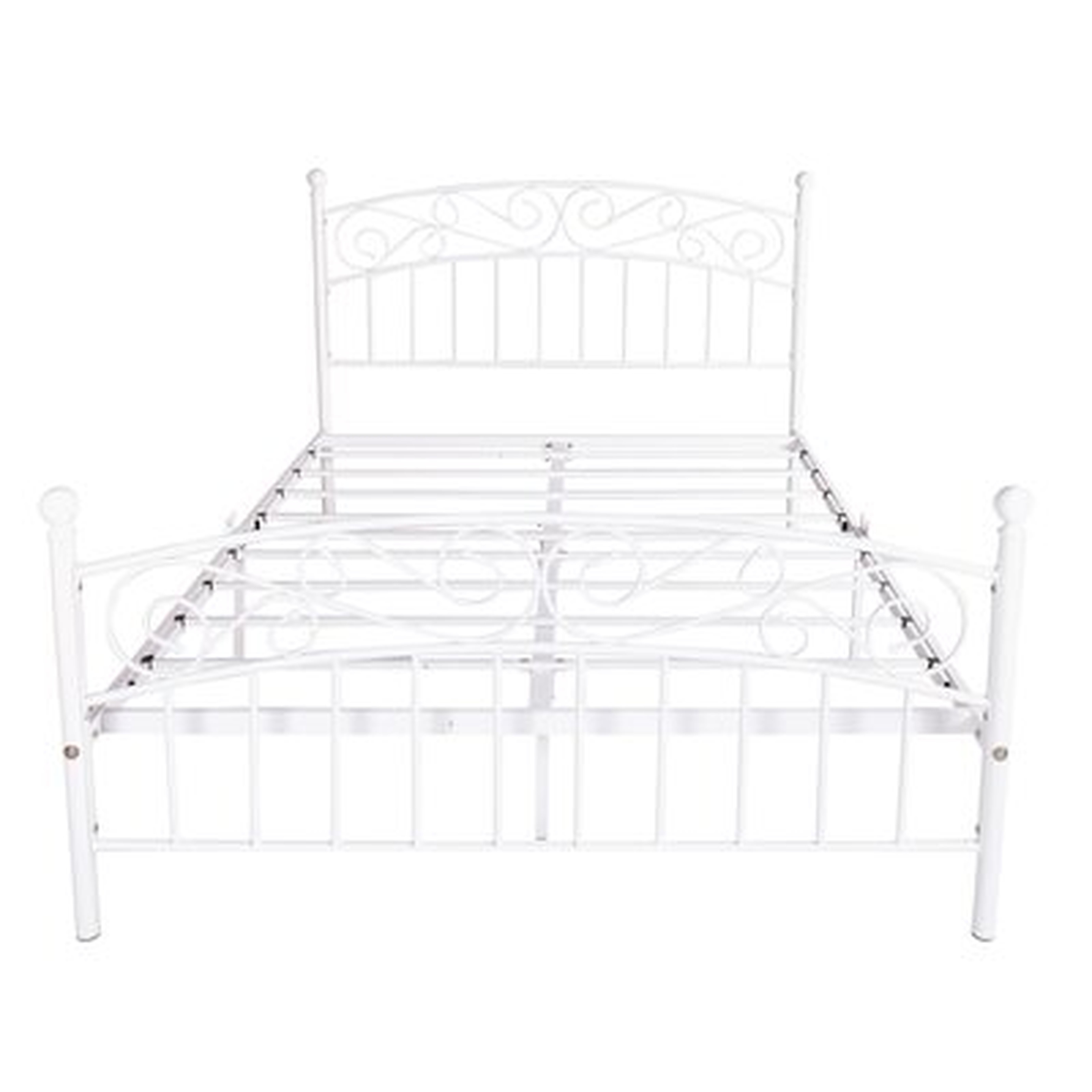Metal Bed Frame Platform Mattress Foundation With Headboard And Footboard, Queen - Wayfair