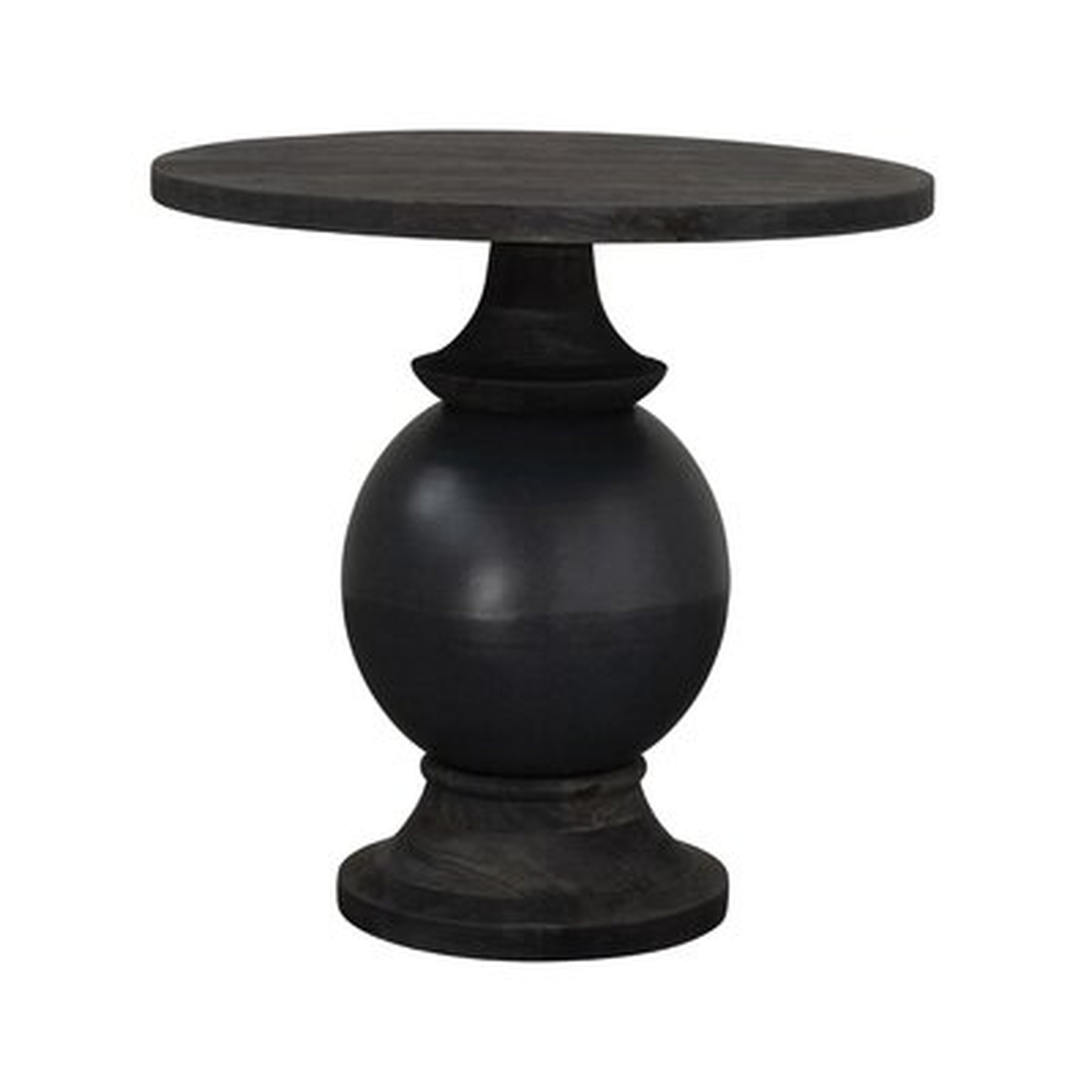 Samaira Solid Wood Pedestal End Table - Wayfair