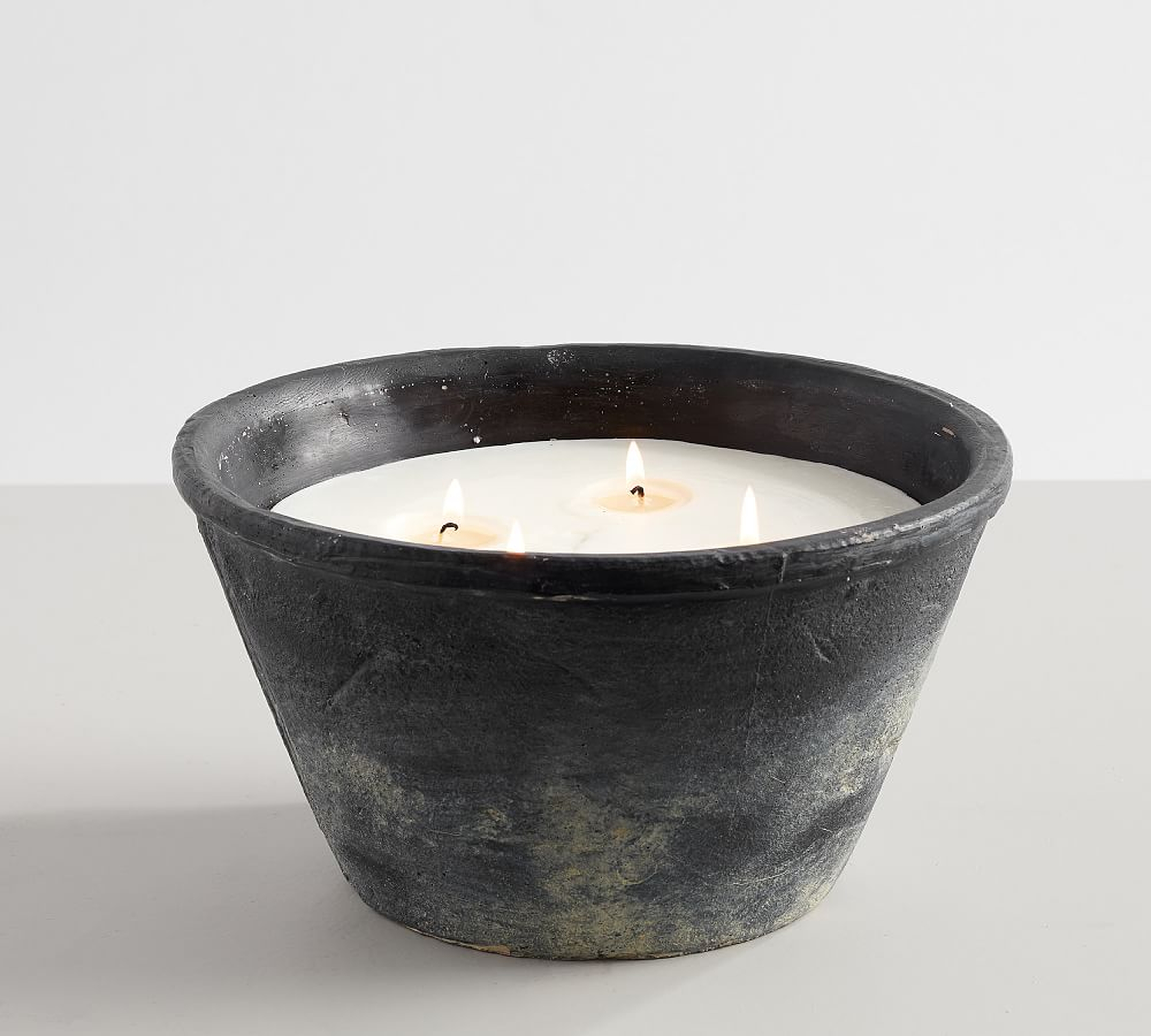 Citronella Lava Candle, Black, One Size - Pottery Barn