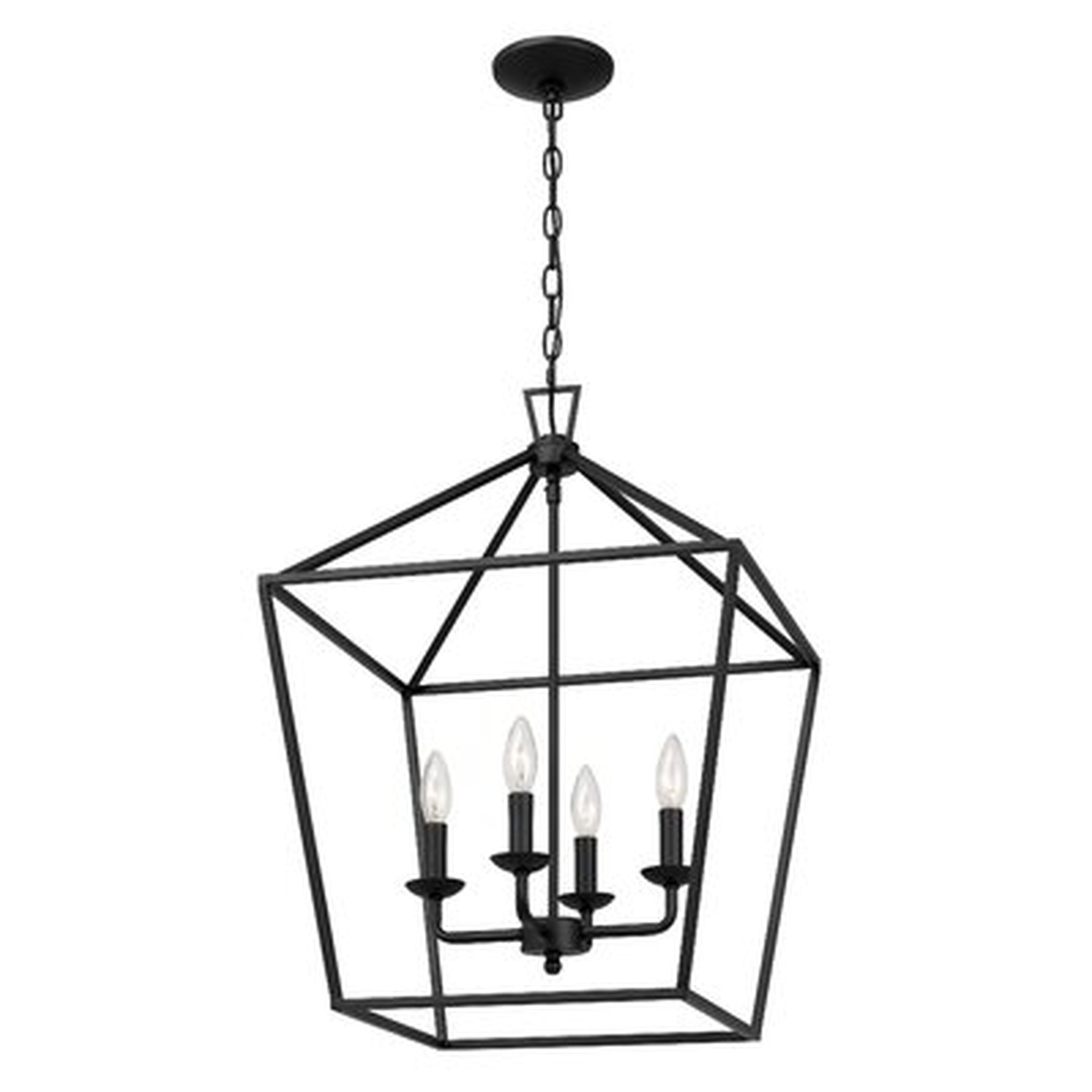 Duquesne 4 - Light Lantern Geometric Chandelier - Wayfair