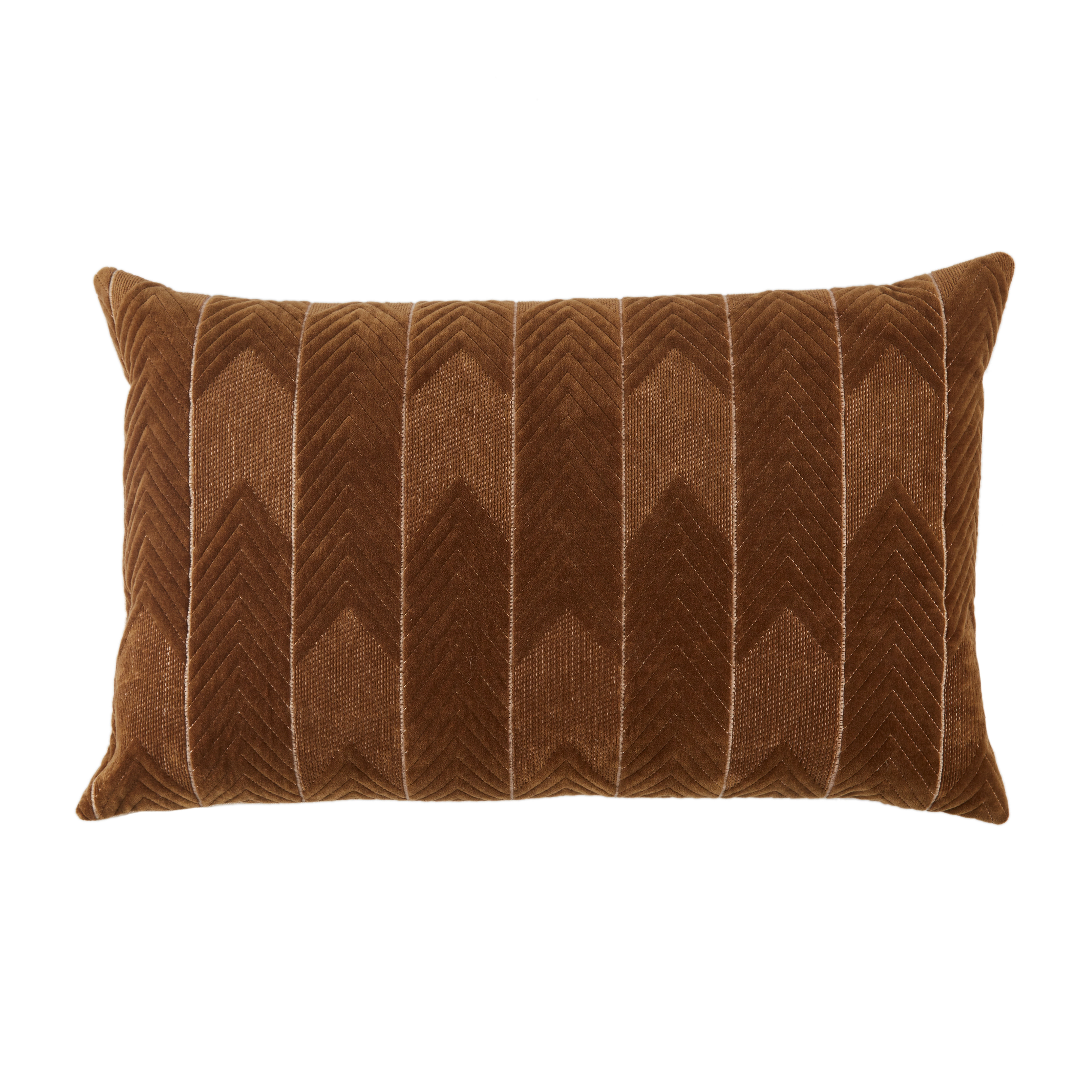 Bergen Lumbar Pillow, 24" x 16" - polyester insert - Haldin