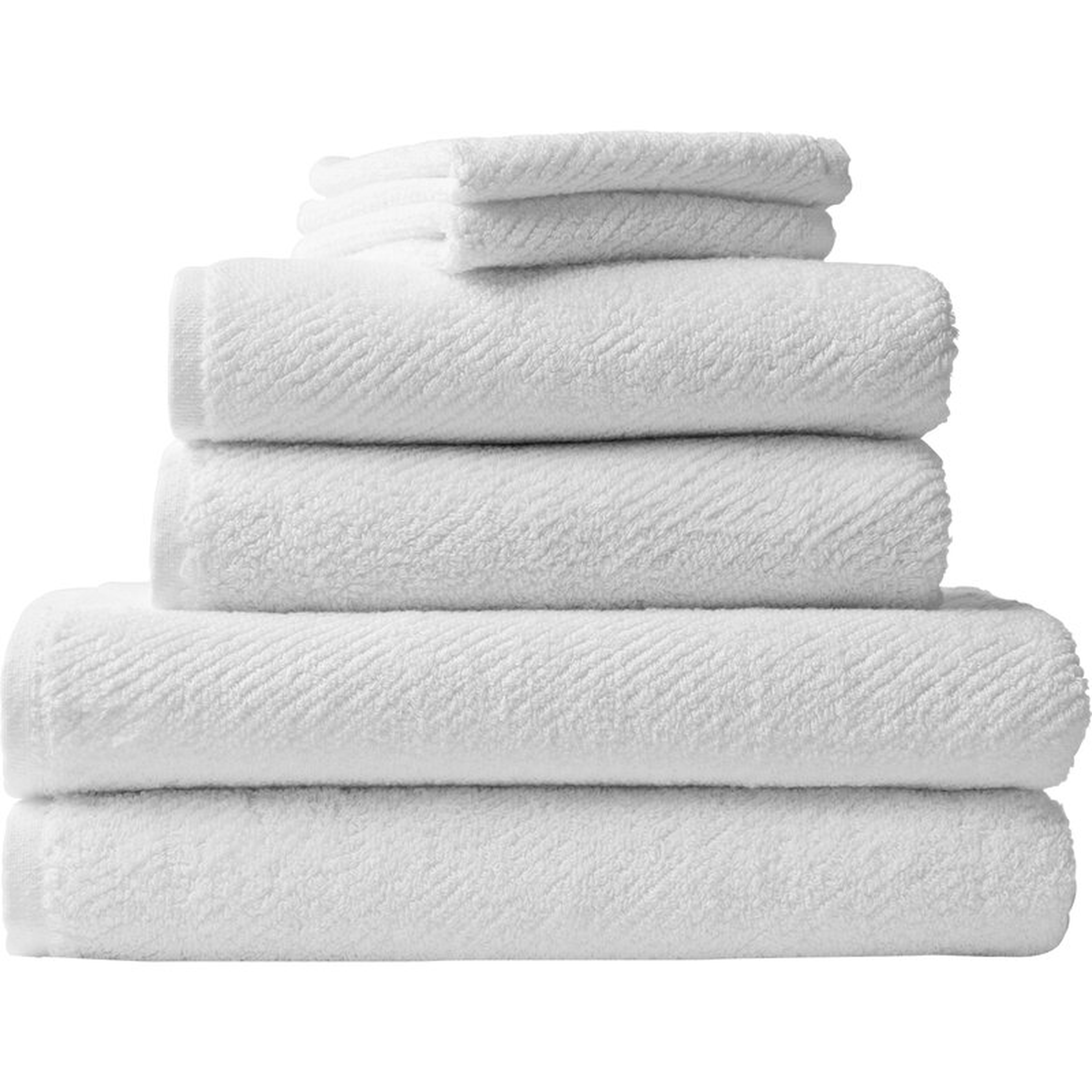 Coyuchi Air Weight 6 Piece 100% Cotton Towel Set - Perigold