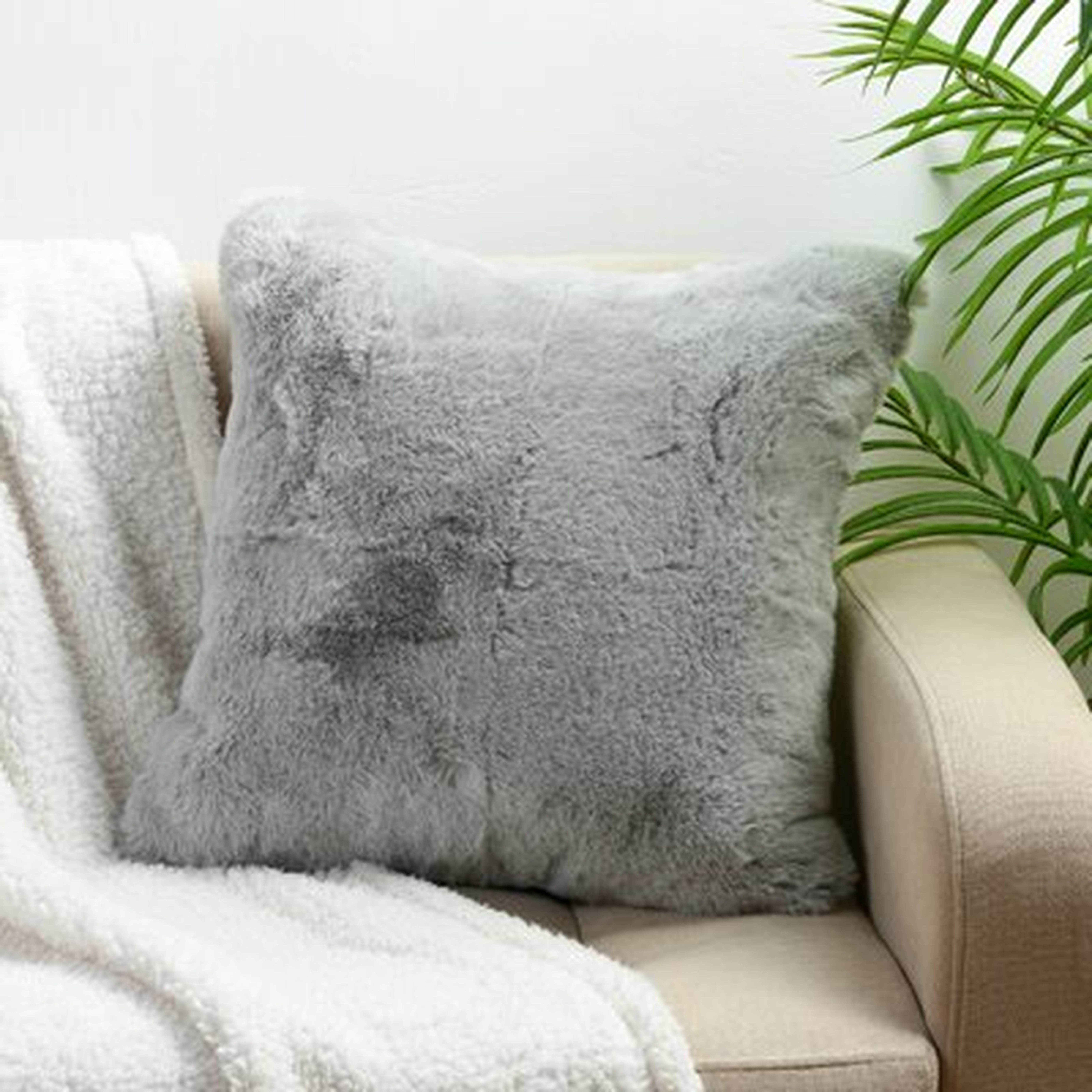 Faux Fur Soft Throw Pillows Decorative Pillow Cushion Cover - Wayfair