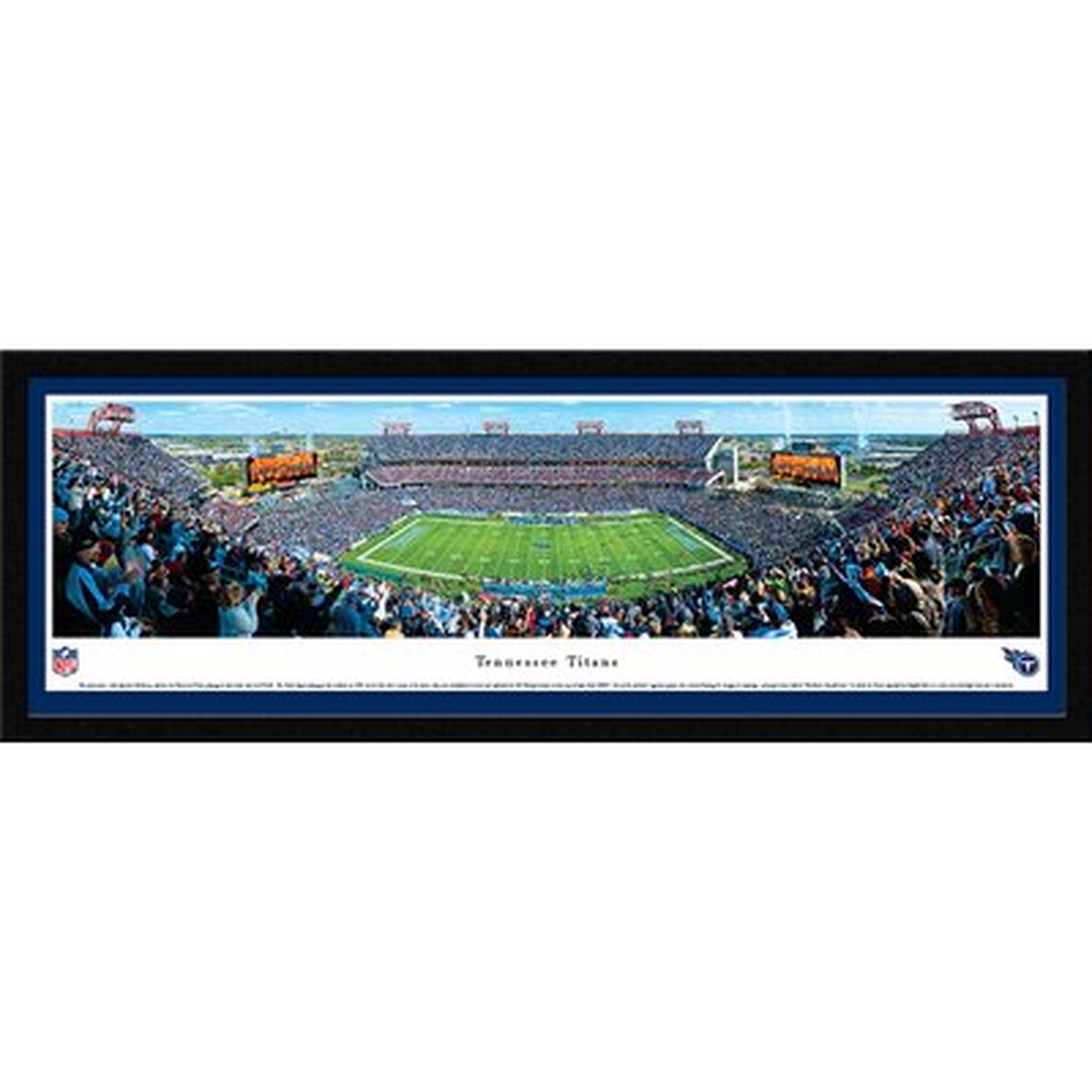 NFL Tennessee Titans by James Blakeway - Picture Frame Panoramic Photographic Print on Paper - Wayfair