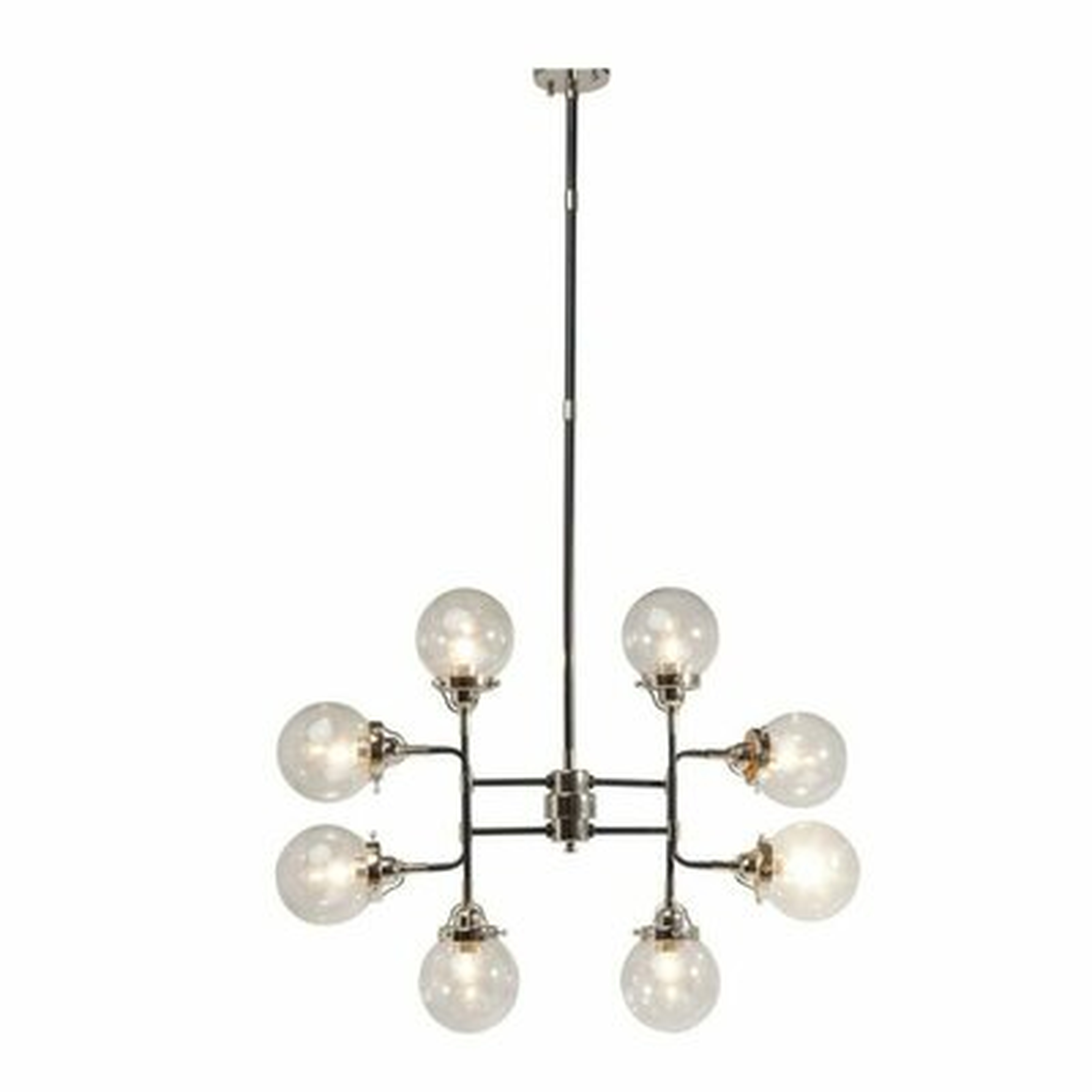 8 - Light Sputnik Modern Linear Chandelier - Wayfair