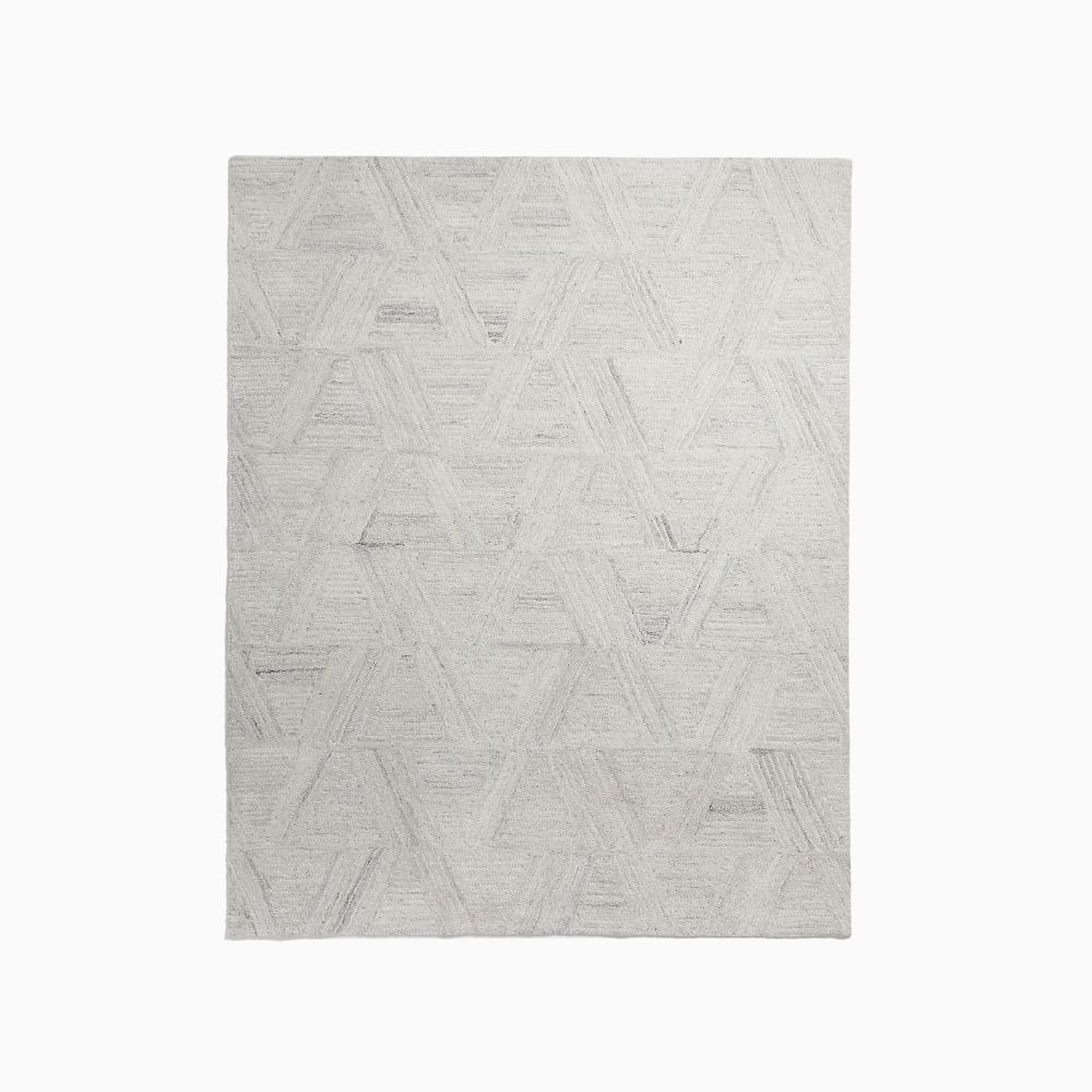 Glacial Rug, 6x9, Frost Gray - West Elm
