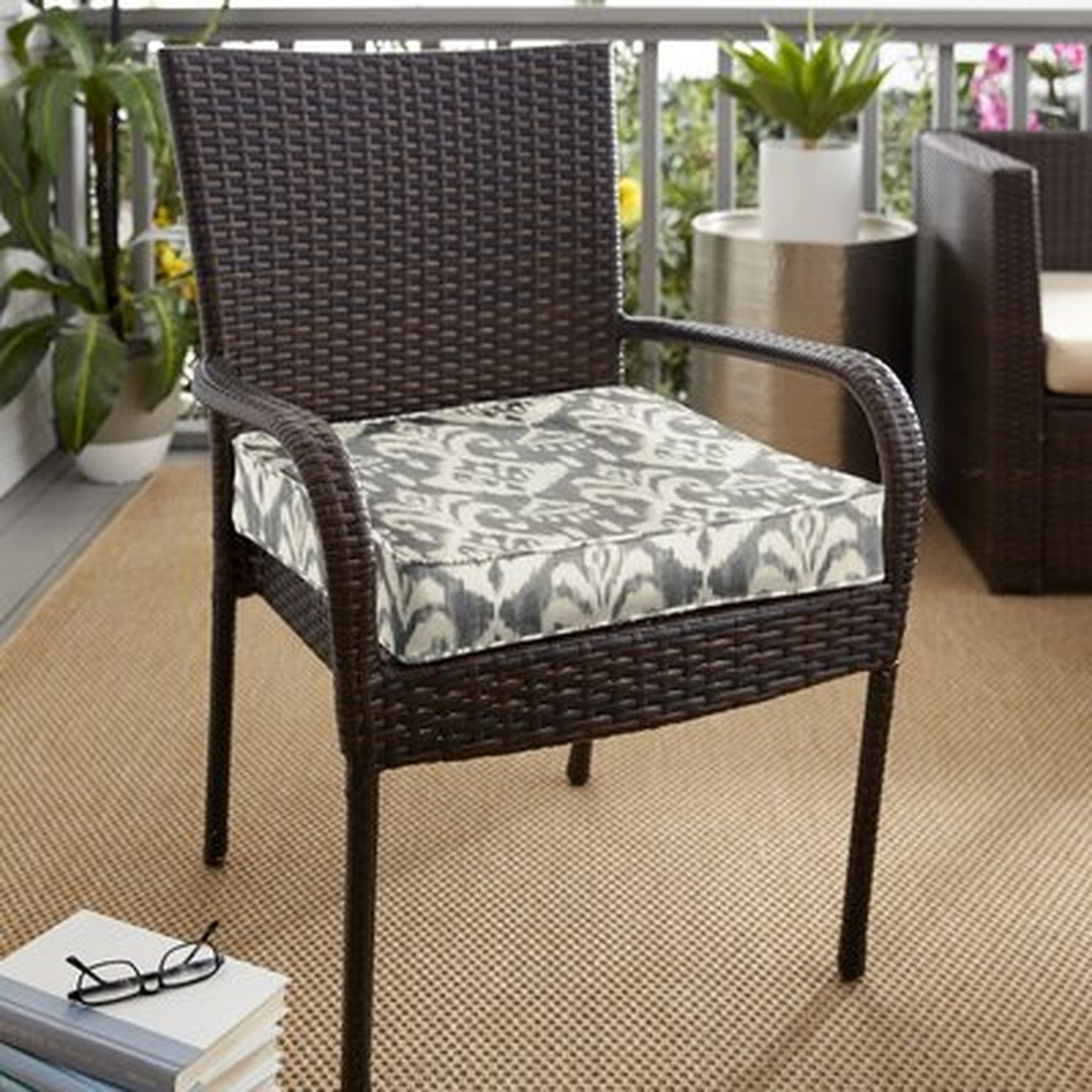 Indoor/Outdoor Dining Chair Cushion - Birch Lane