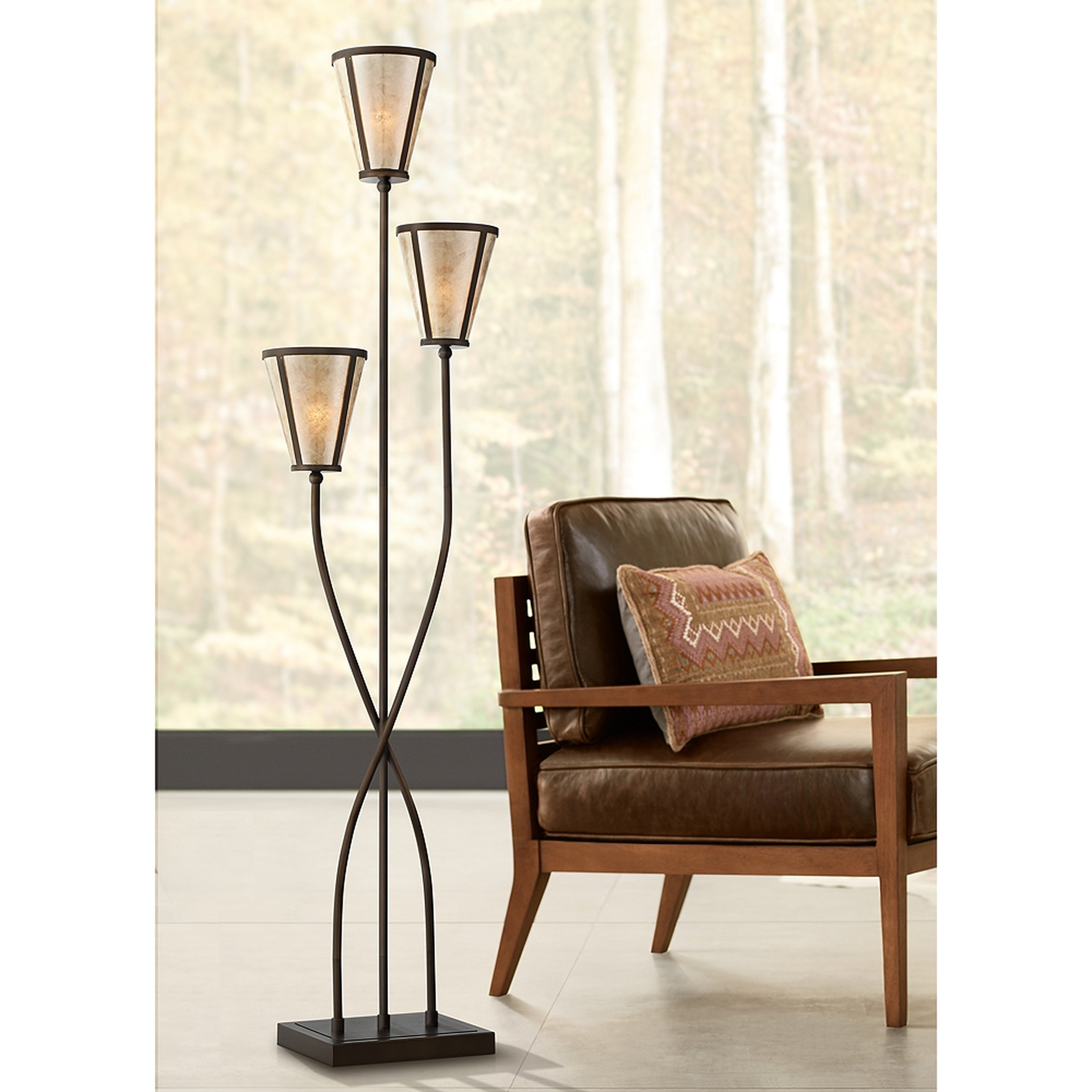 Sonoma Modern 3-Light Tree Floor Lamp - Style # 89Y34 - Lamps Plus