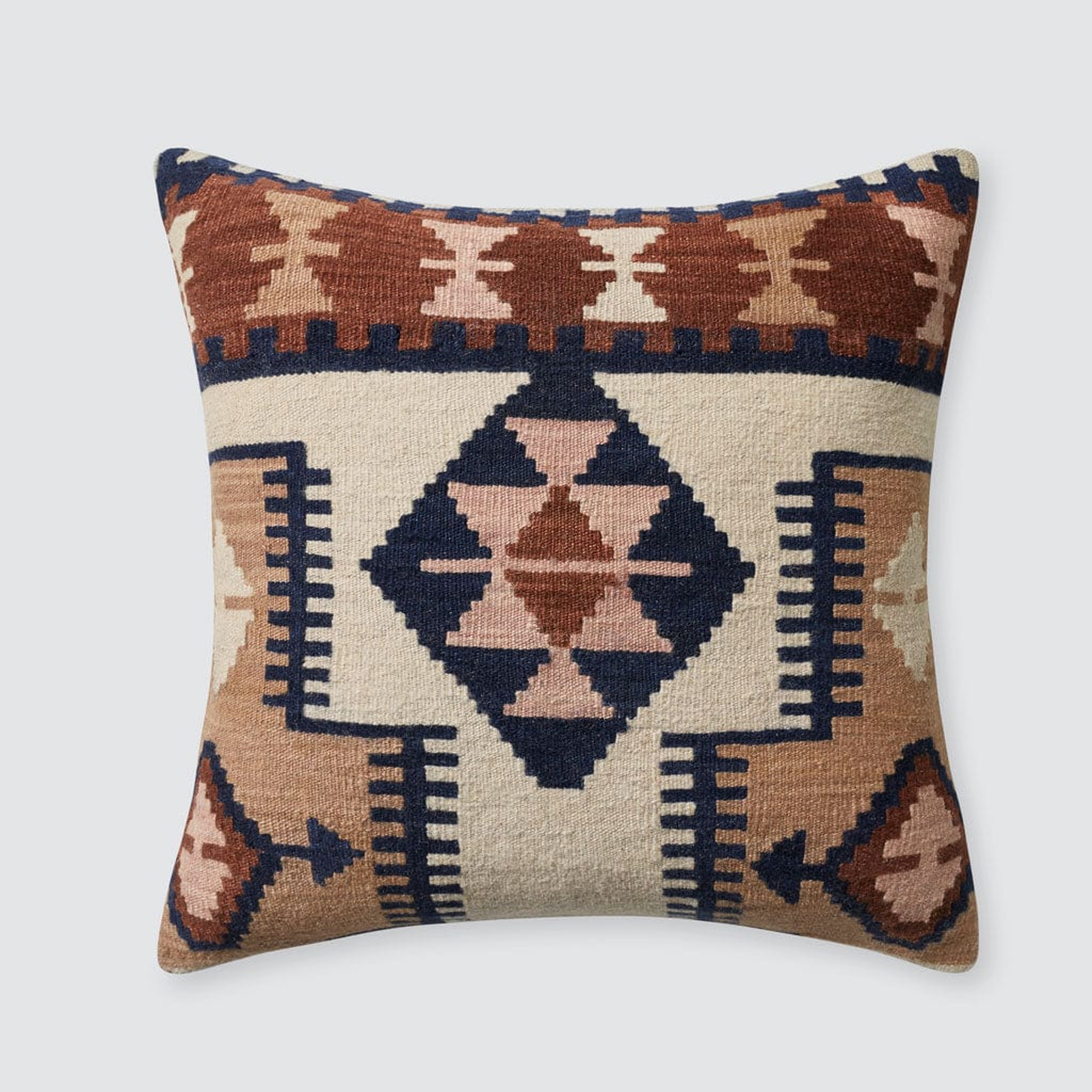 The Citizenry Yara Kilim Pillow | Ecru - The Citizenry