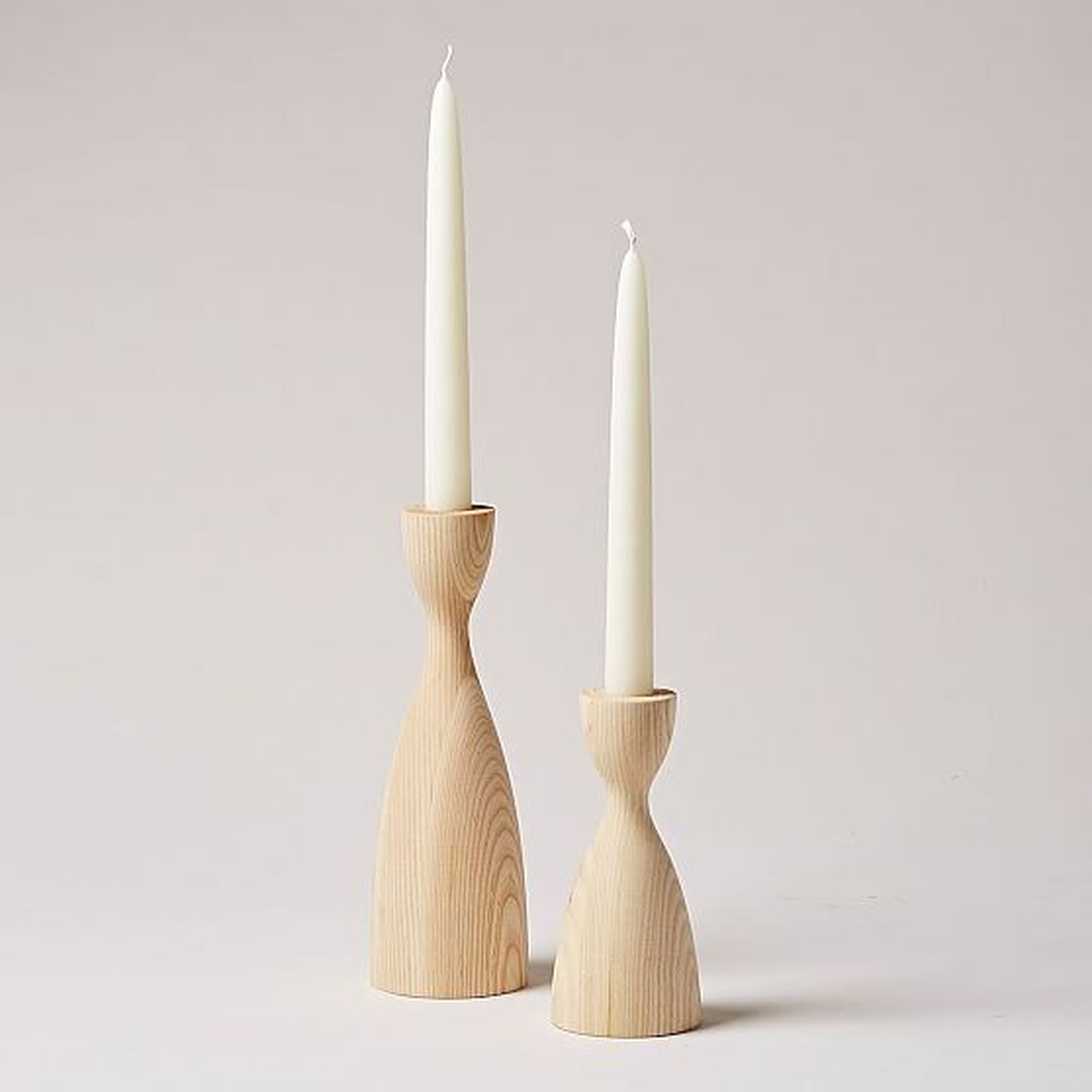 Pantry Candlestick, Small, Natural - West Elm