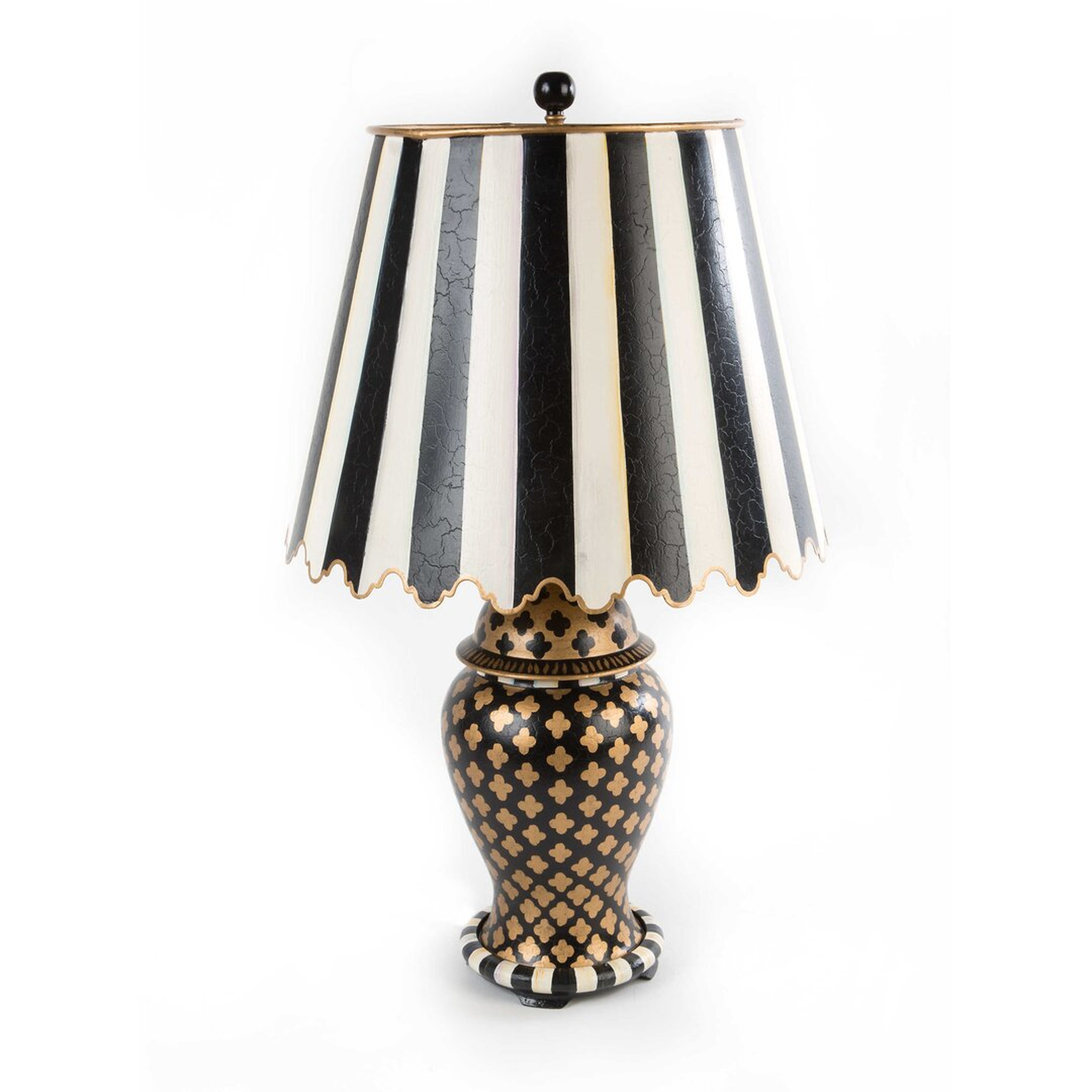 MacKenzie-Childs Quatrefoil Small Table Lamp - Perigold