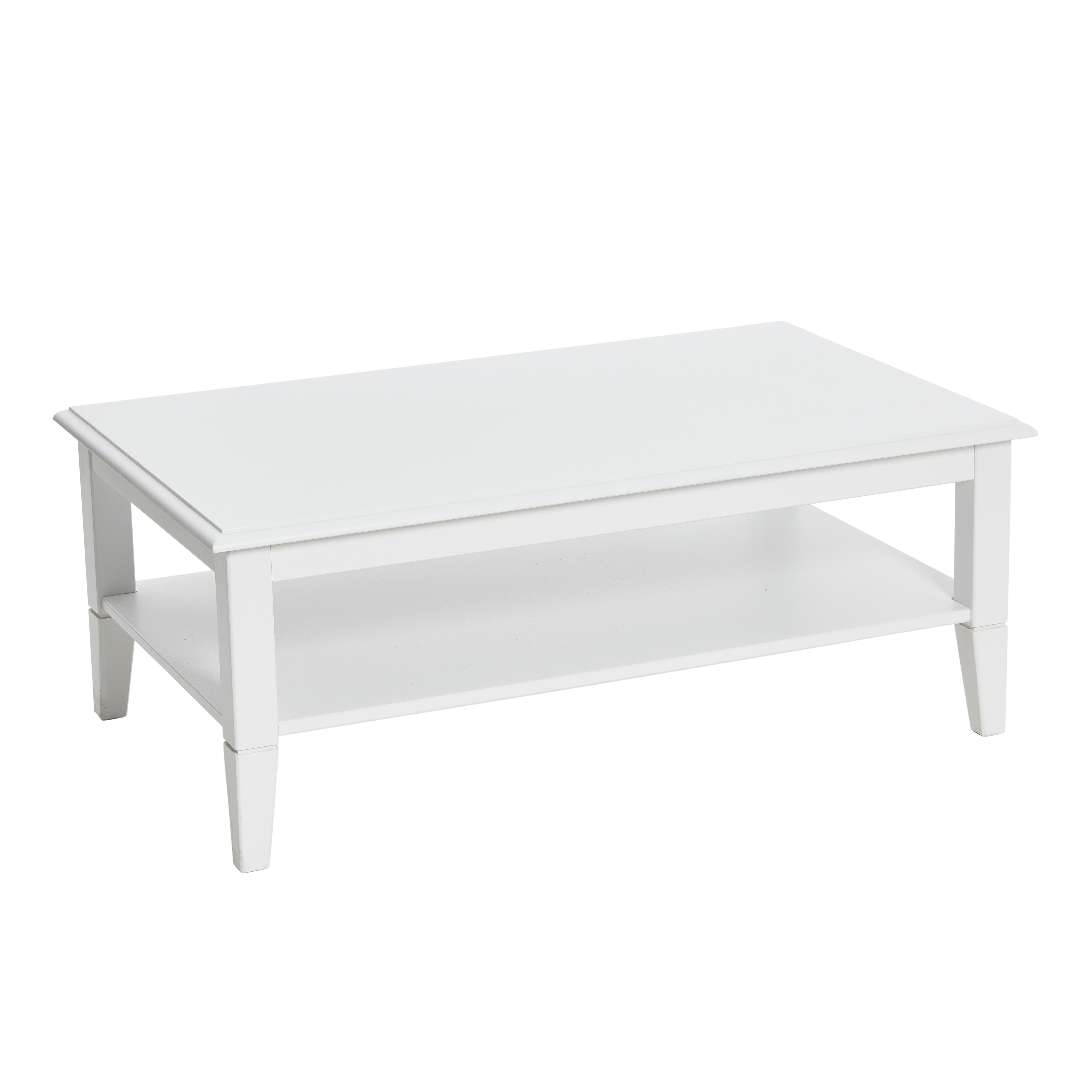 Pleasantville Wood 2-Tier Coffee Table - Creative Co-Op