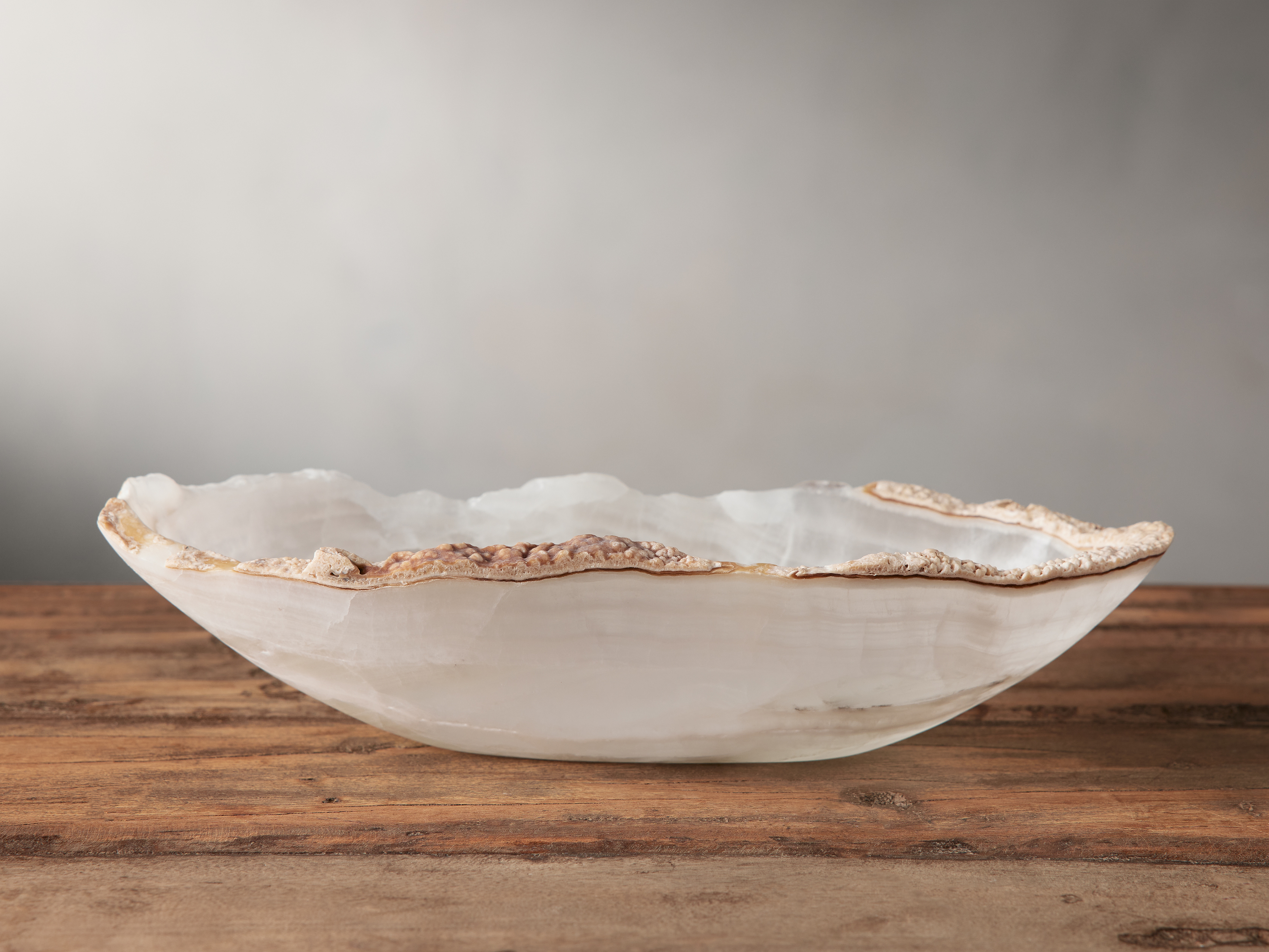 Onyx Canoe in White - Arhaus