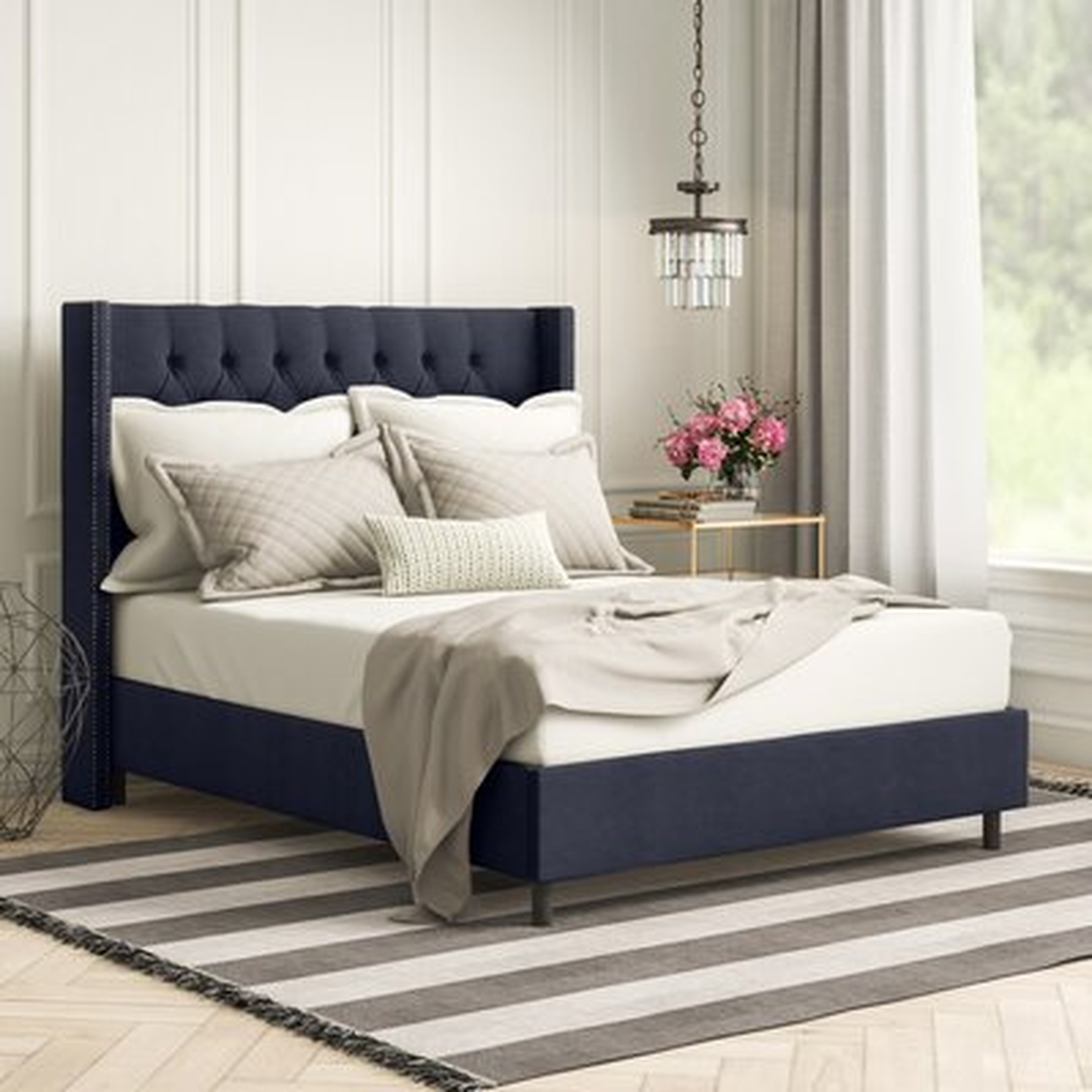 Davina Upholstered Standard Bed - Wayfair