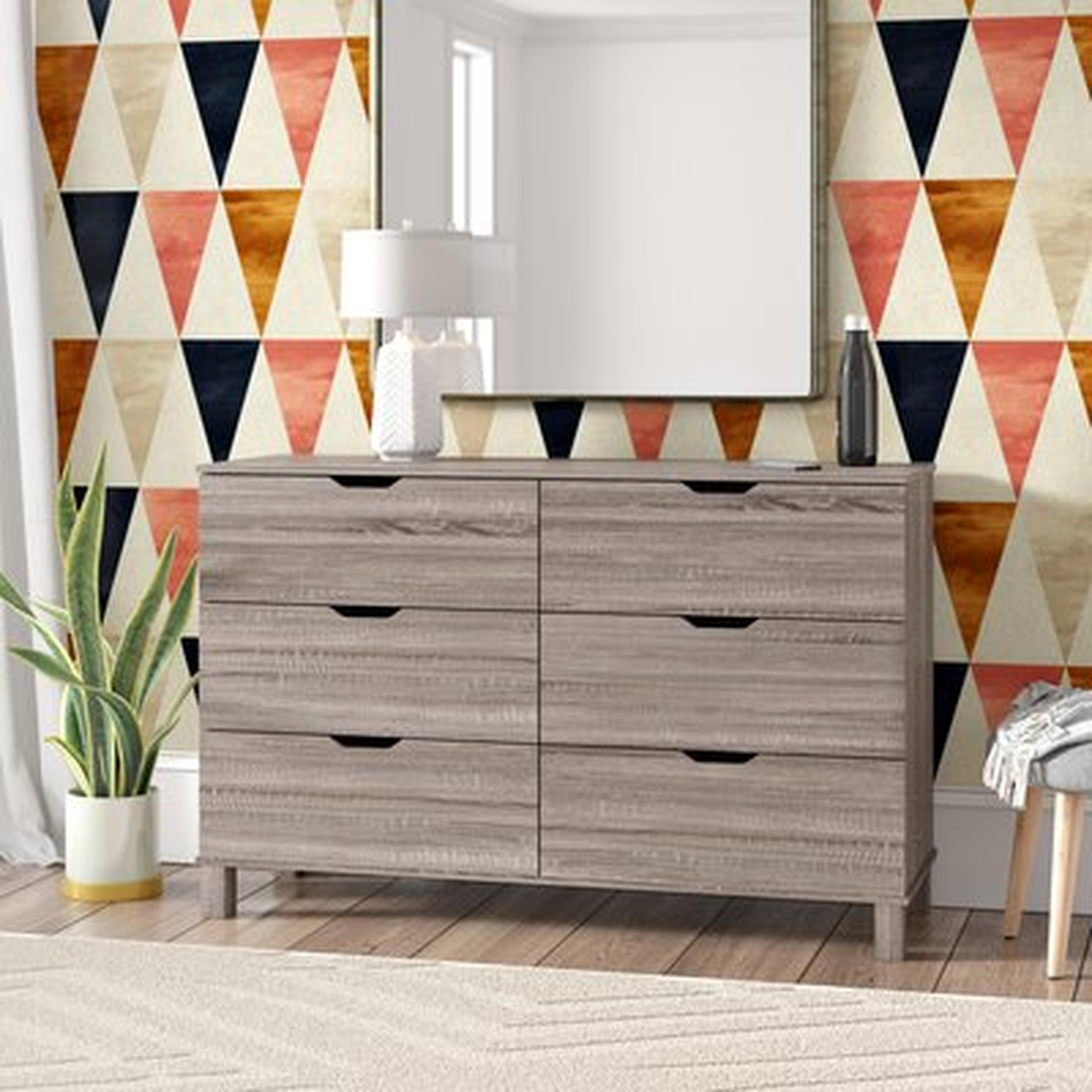 Andrews Commodious 6 Drawer Double Dresser - Wayfair