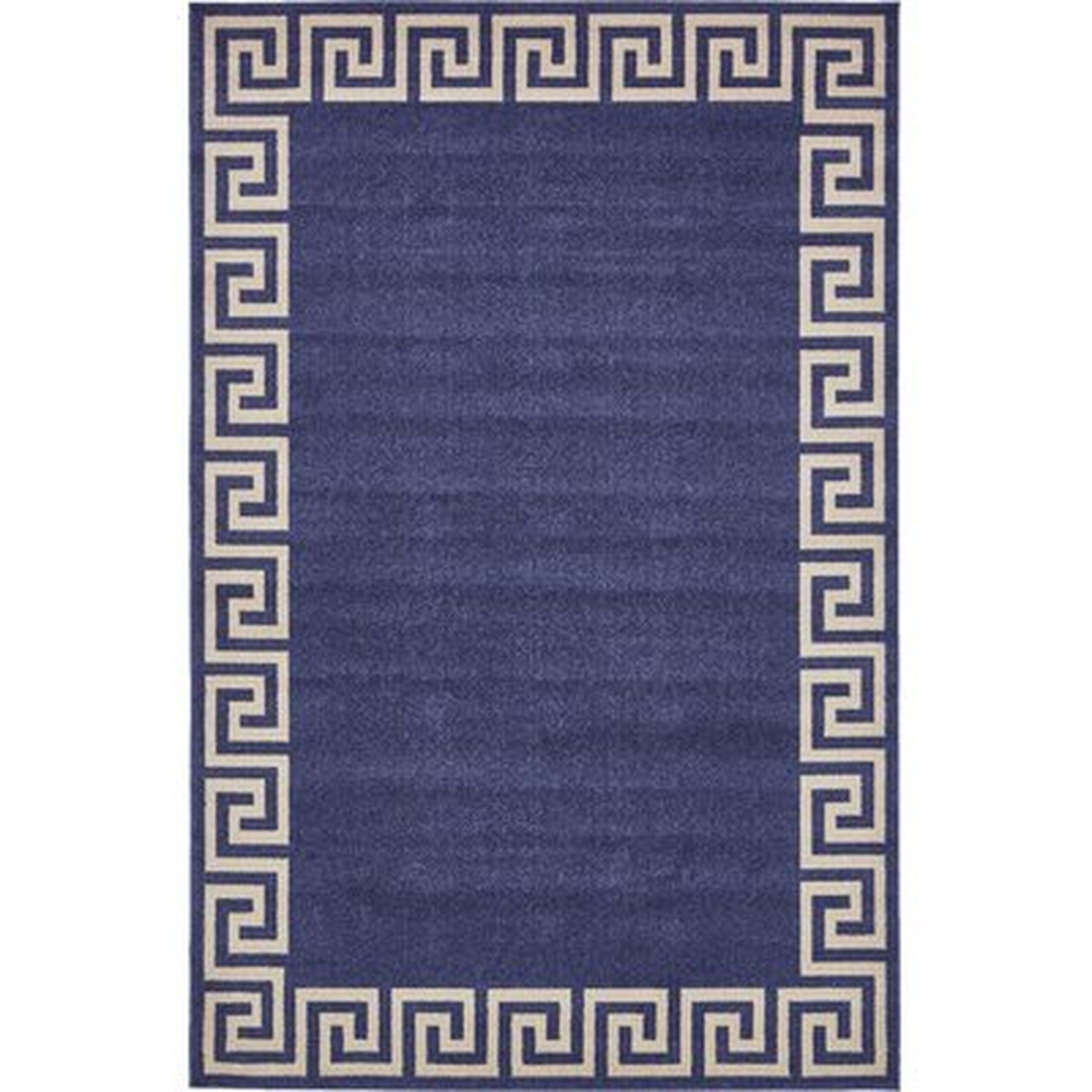Balabak Power Loom Blue Rug - Wayfair