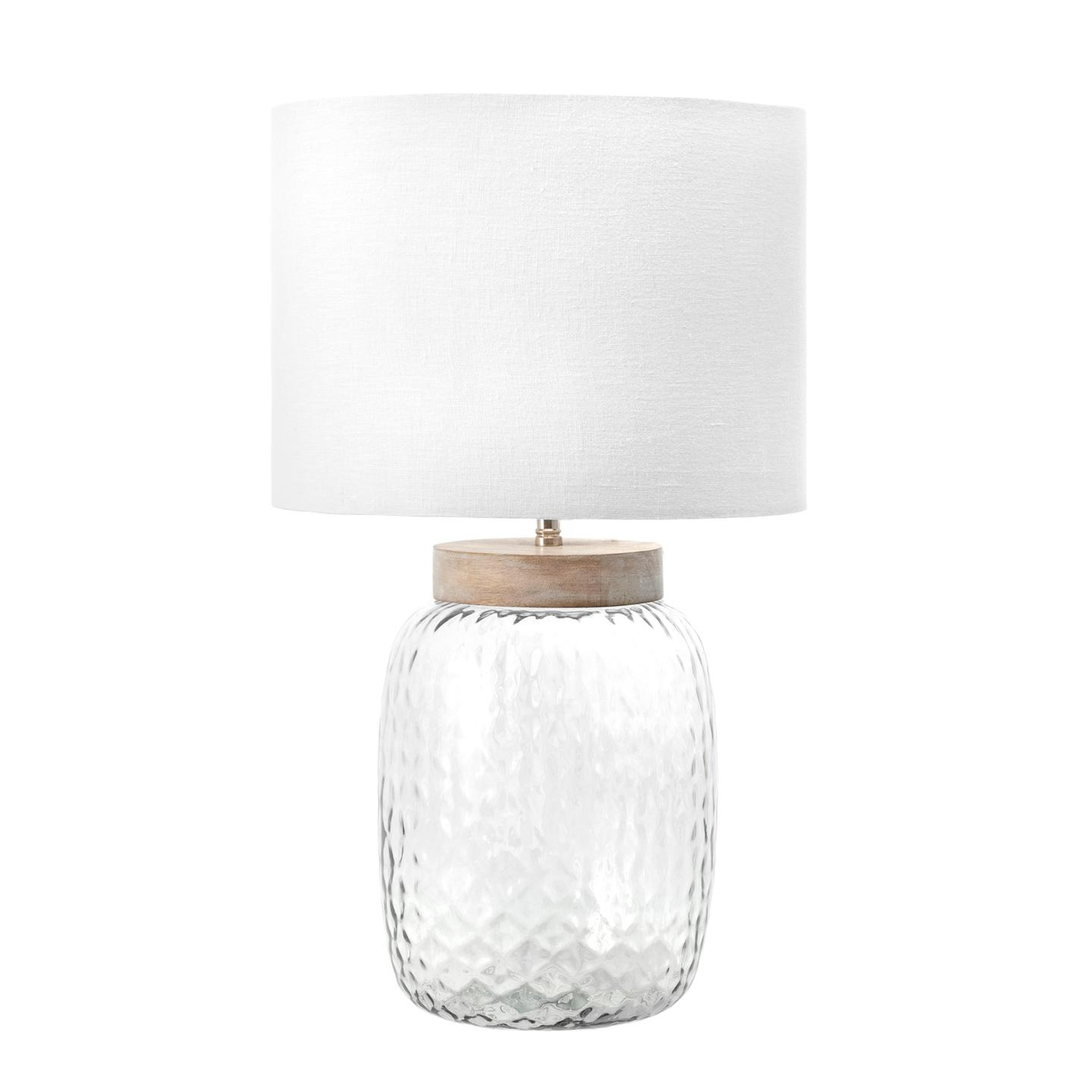 Haines Glass Table Lamp, 20" - Loom 23