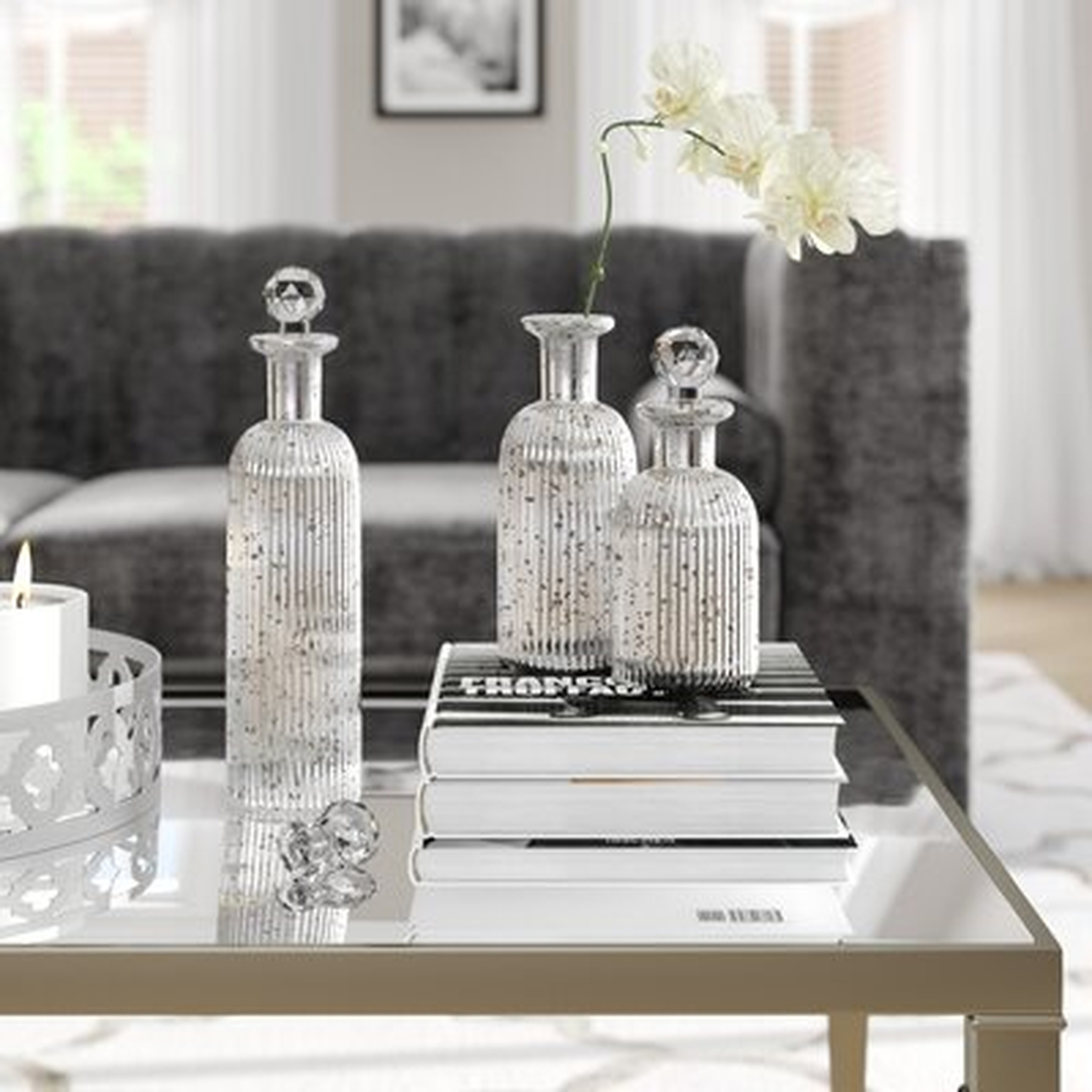 3 Piece Decorative Bottle Set - Wayfair