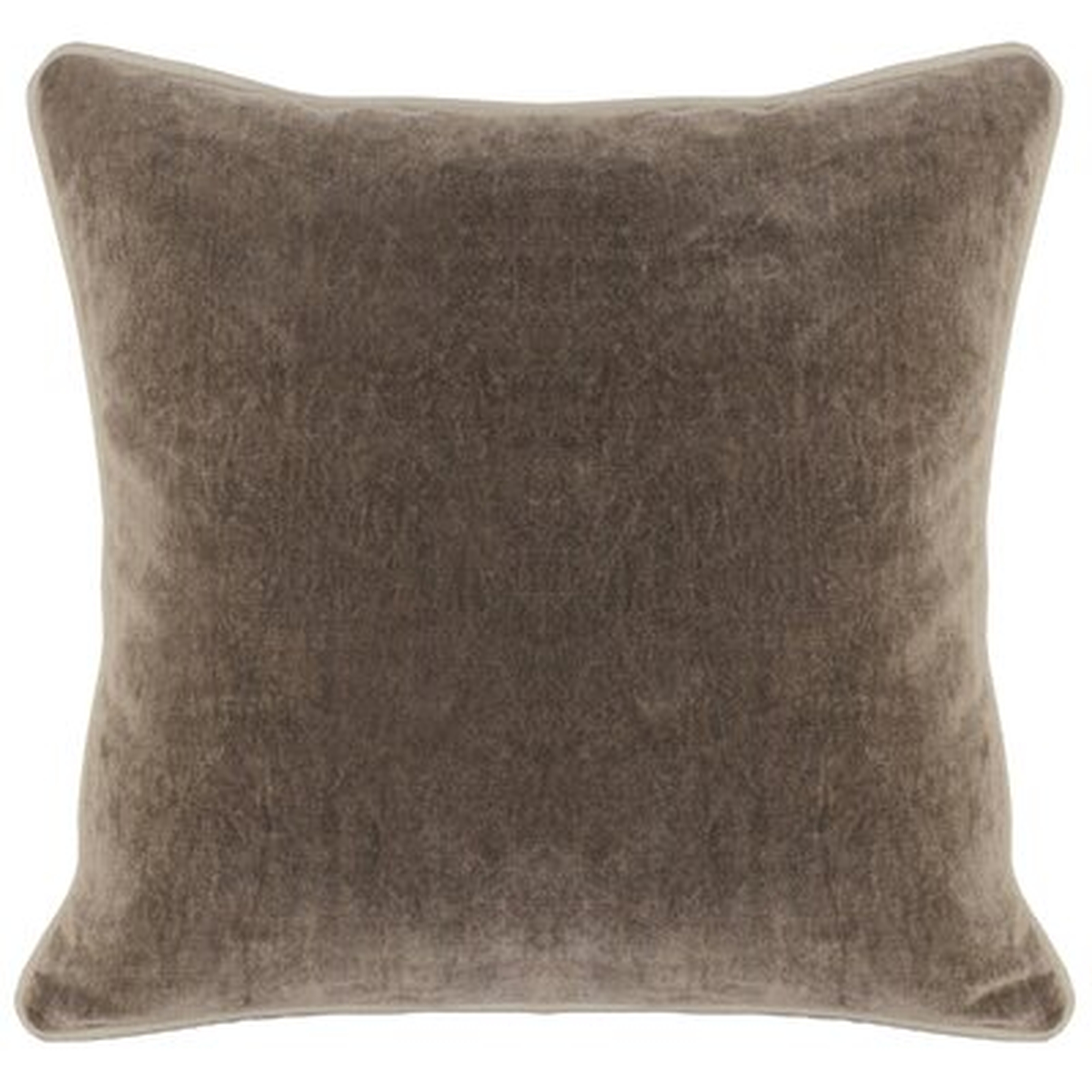 Goodall Square Velvet Pillow Cover & Insert - Birch Lane