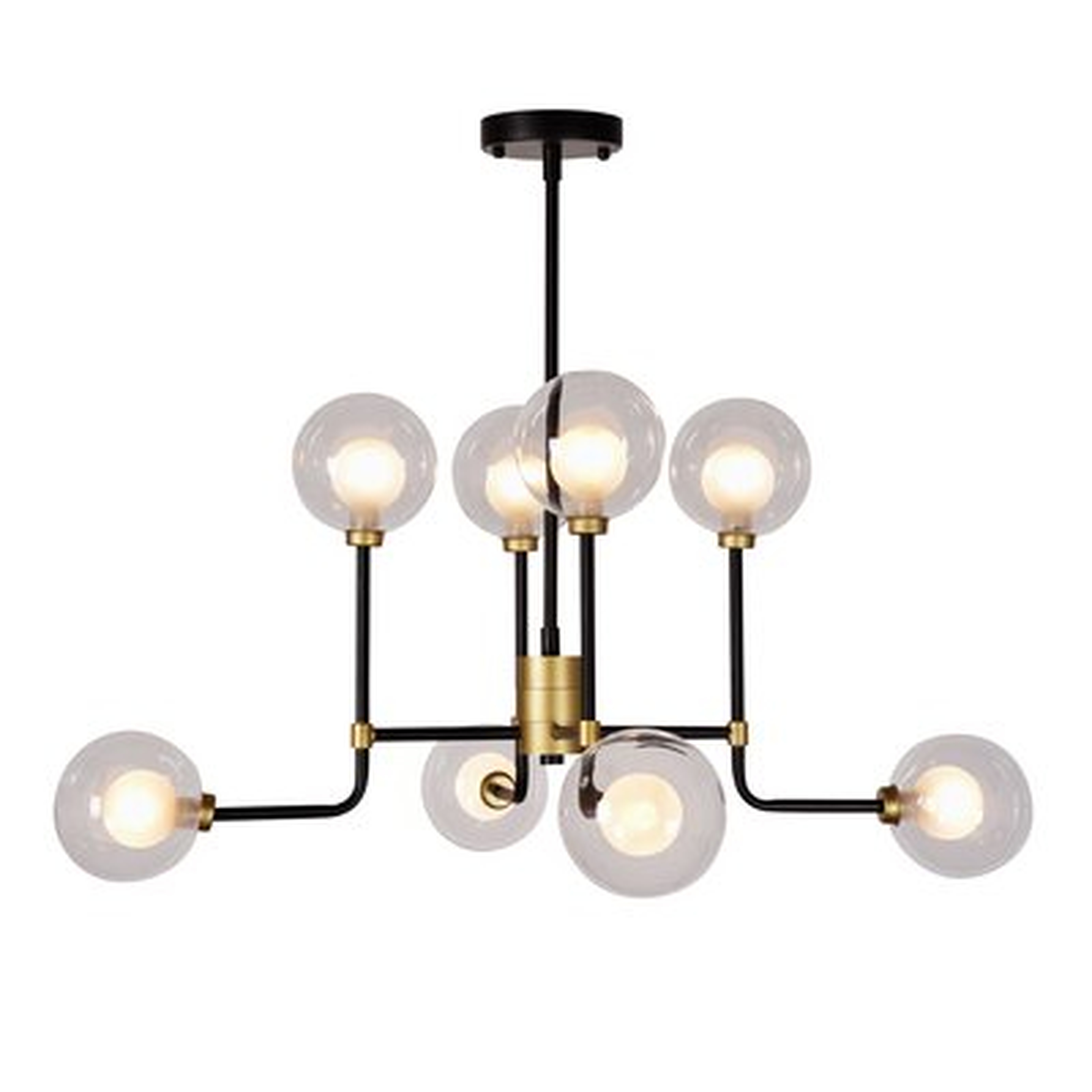 Abstract Globe Pendant Light - Wayfair