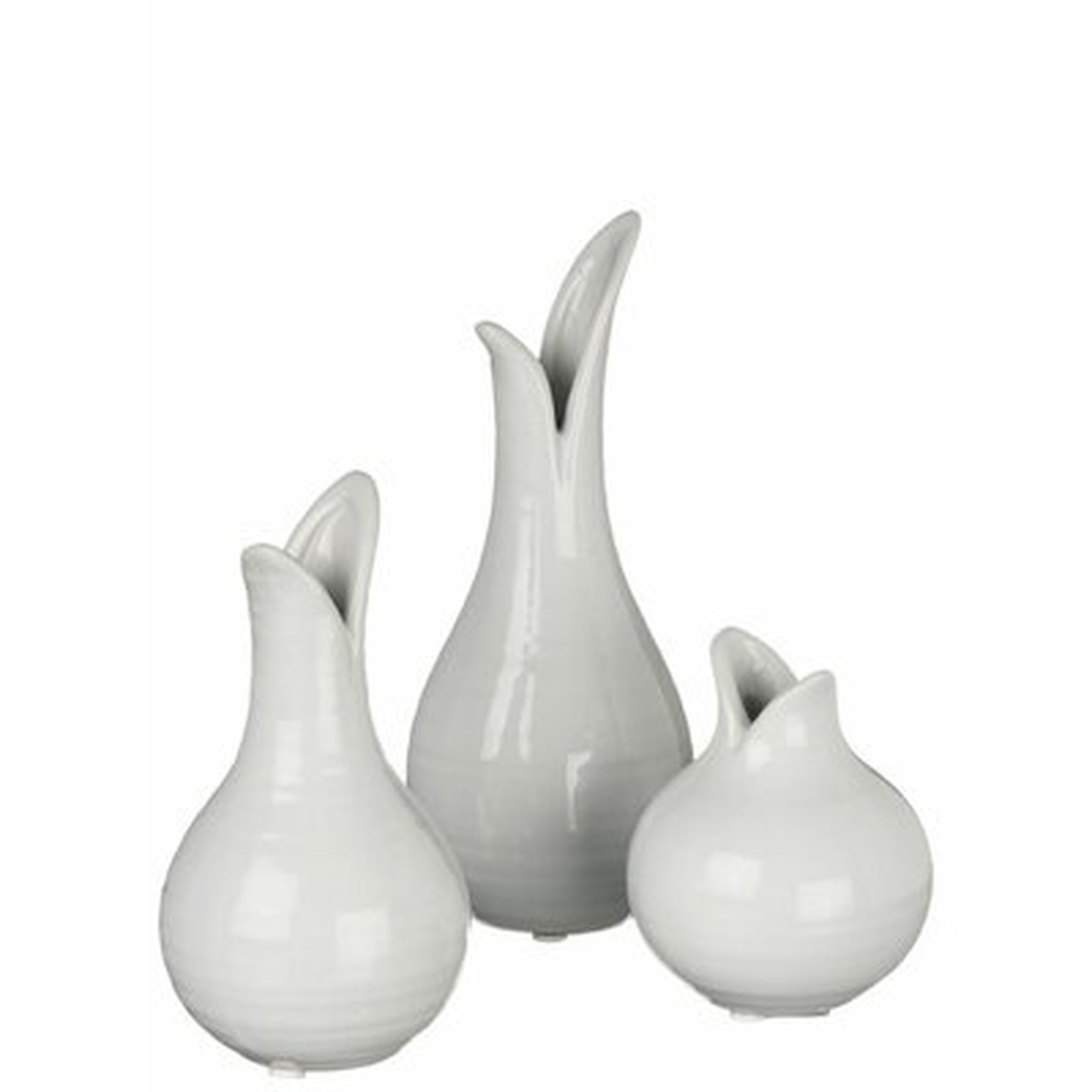 Thornfeldt 3 Piece Table Vase Set - Wayfair