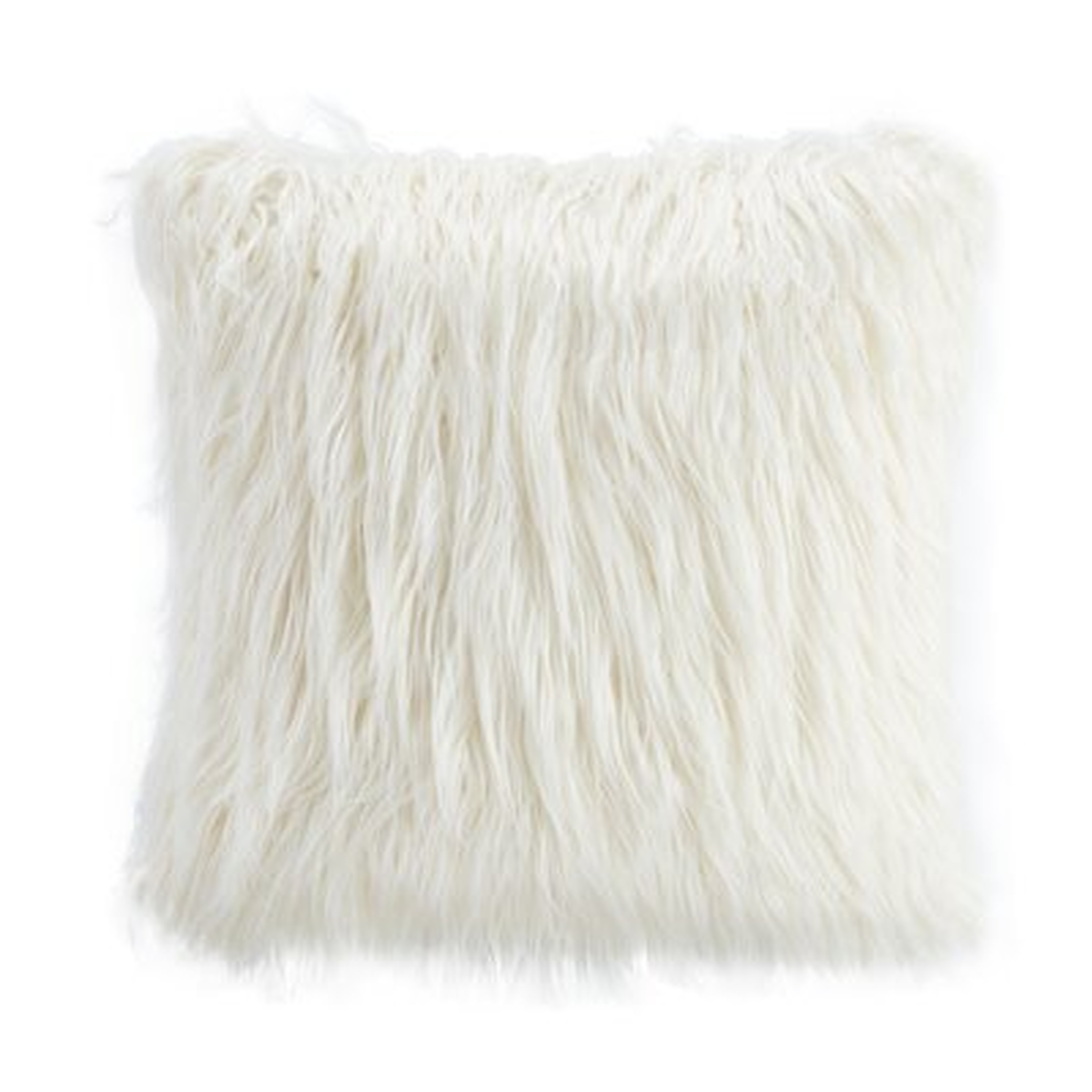 Corin Square Faux Fur Pillow Cover - Wayfair