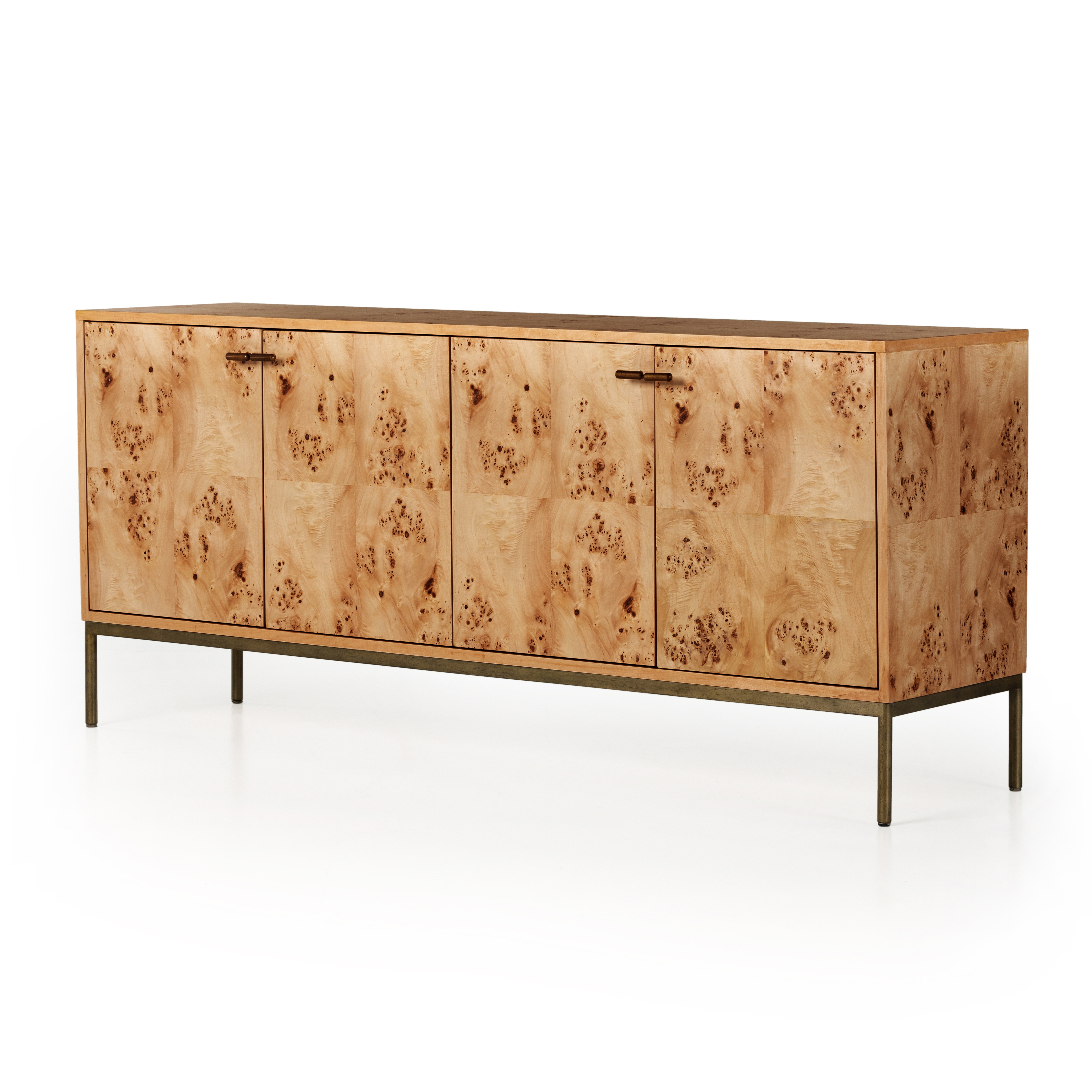 Mitzie Sideboard-Amber Mappa Burl - Four Hands