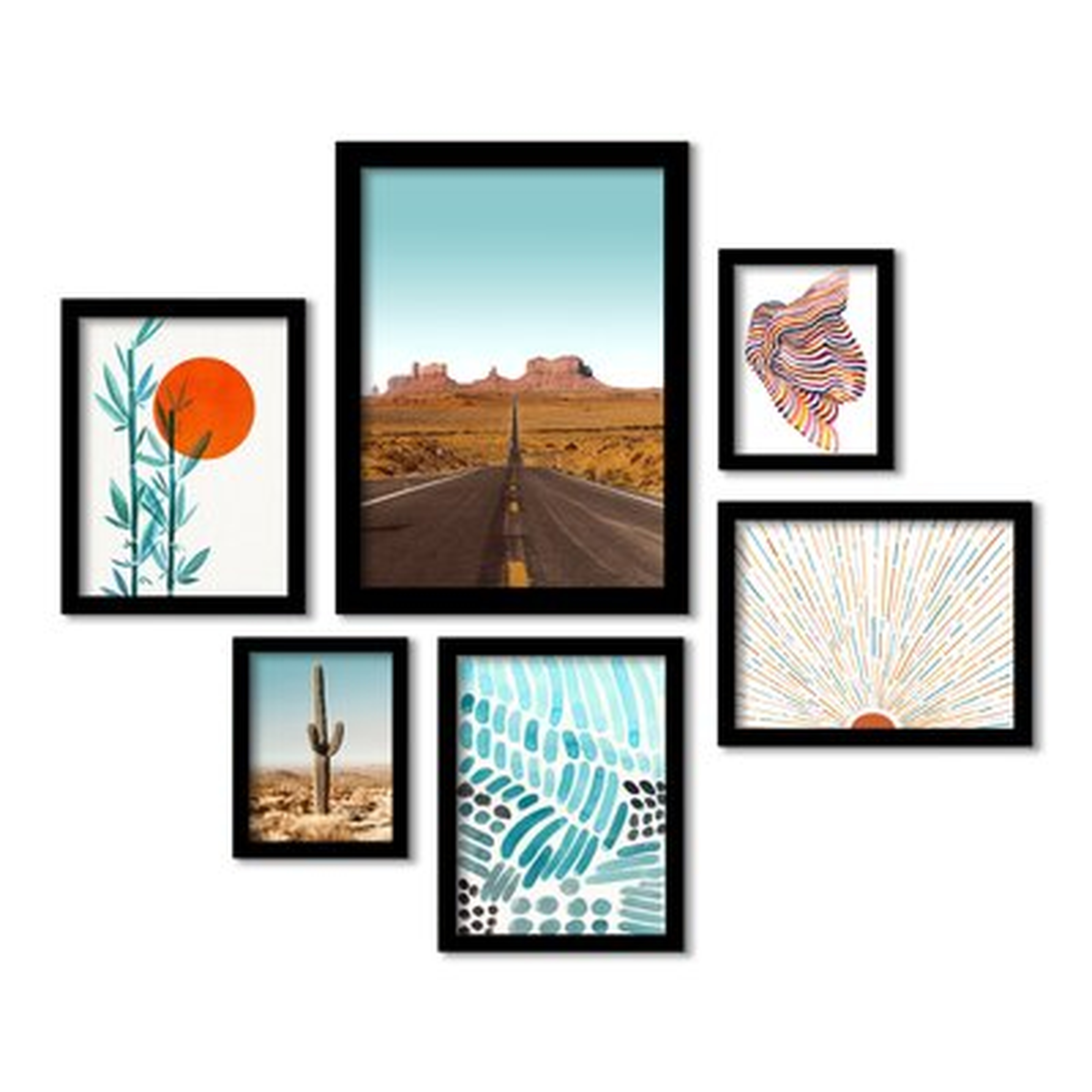 Grand Canyon by Tanya Shumkina - 6 Piece Picture Frame Print Set on Paper - Wayfair