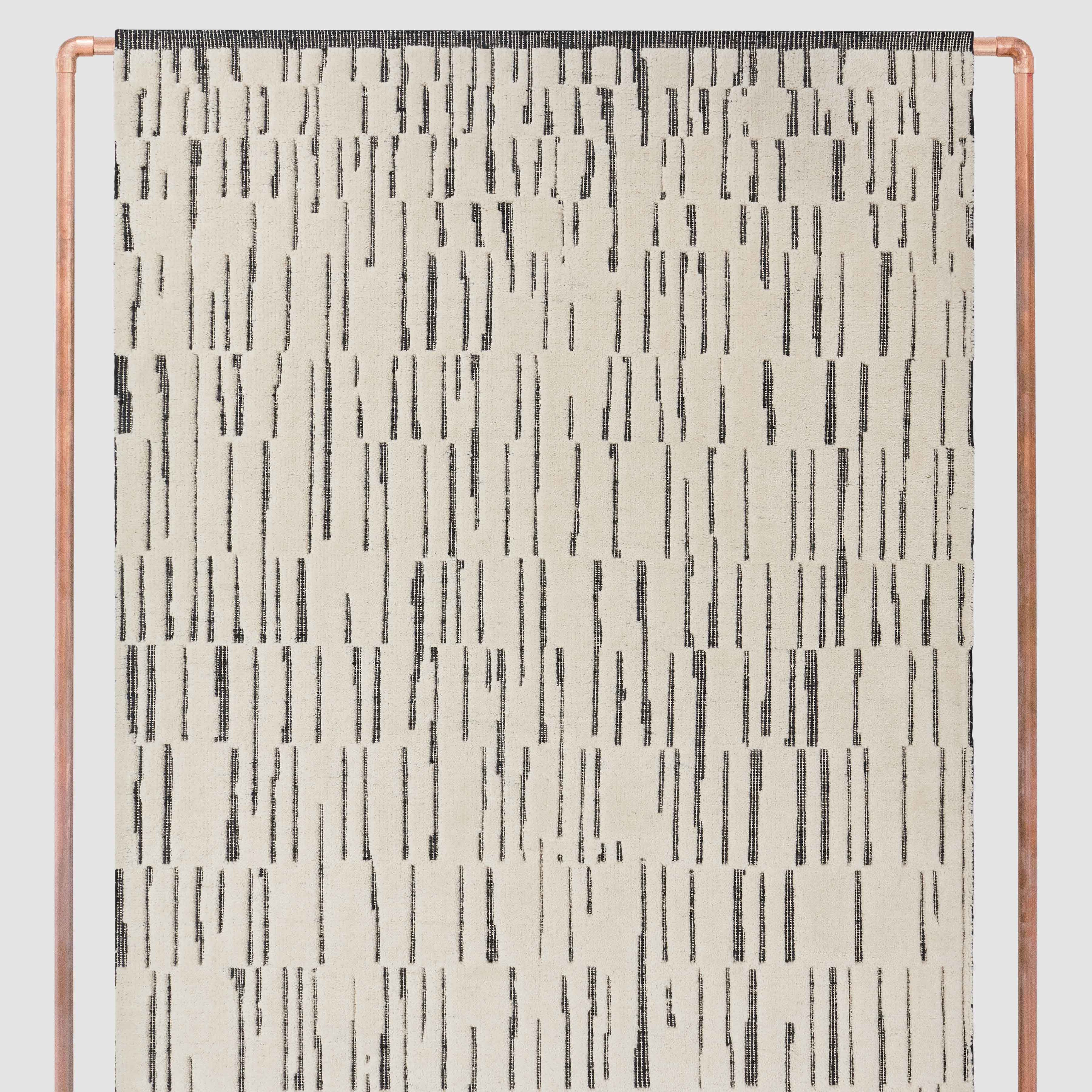 The Citizenry Bina Hand-Knotted Area Rug | 10' x 14' | Black - The Citizenry