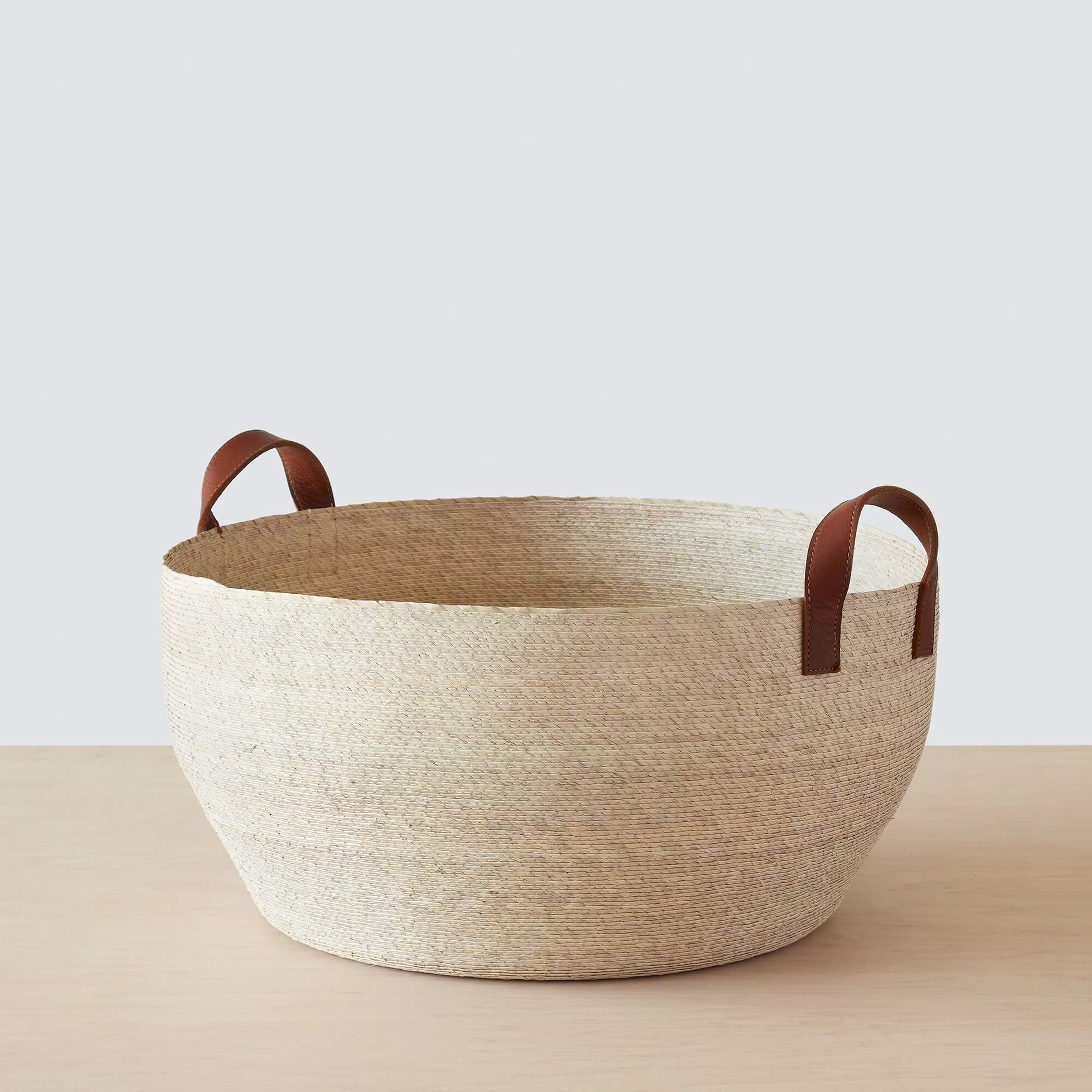 The Citizenry Mercado Floor Baskets | Large | Natural - The Citizenry