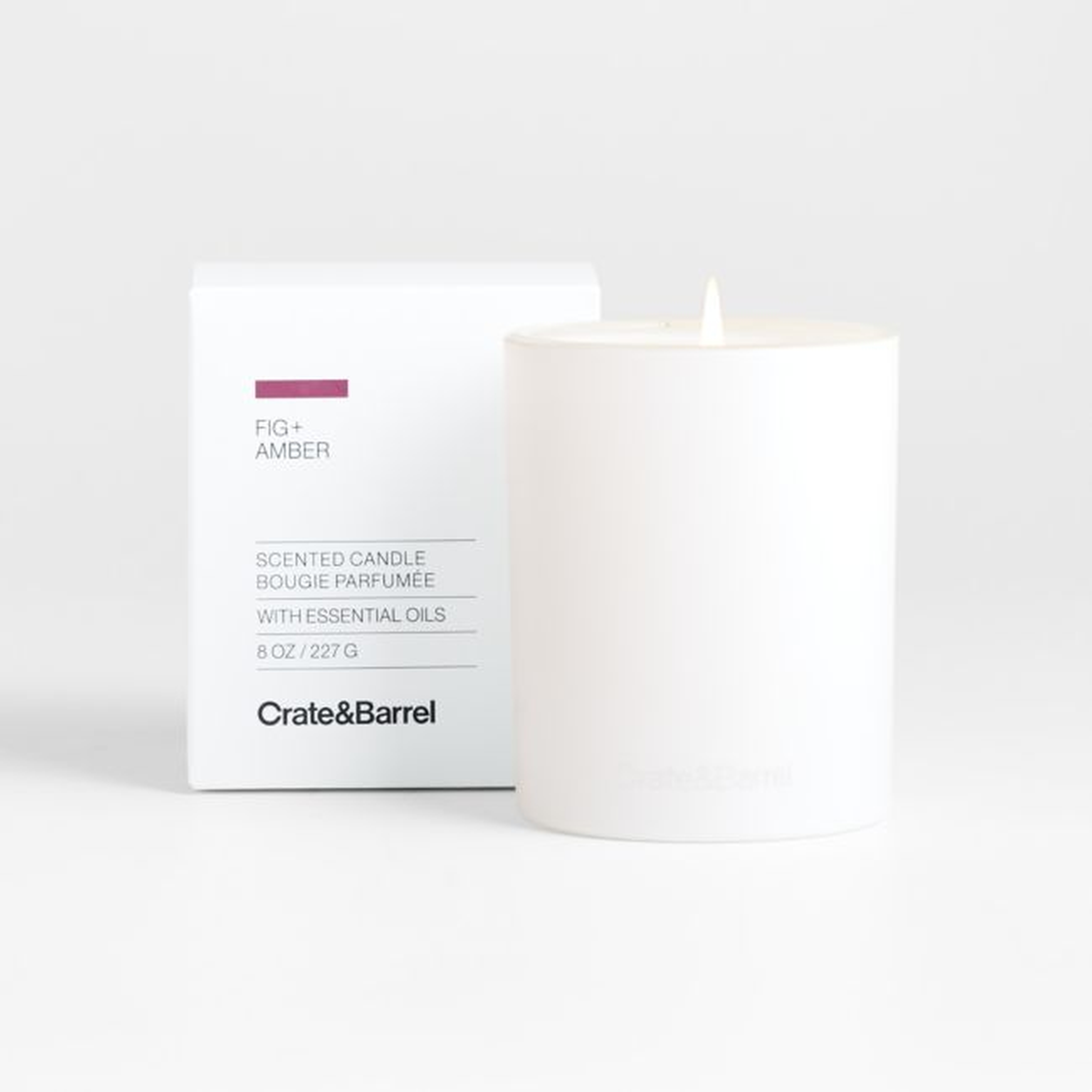 Fig + Amber Candle - Crate and Barrel
