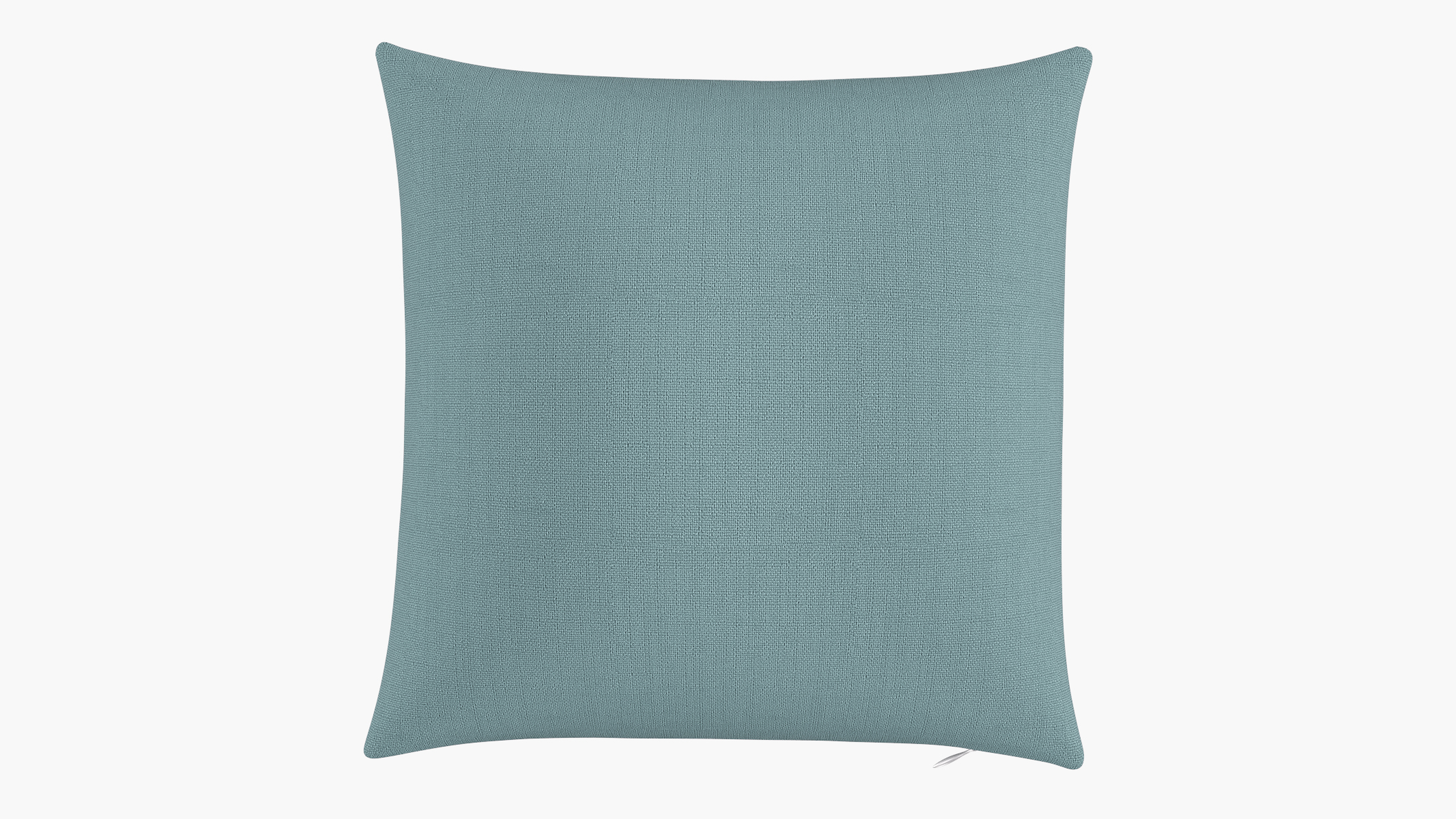 Throw Pillow 18", Seaglass Everyday Linen, 18" x 18" - The Inside