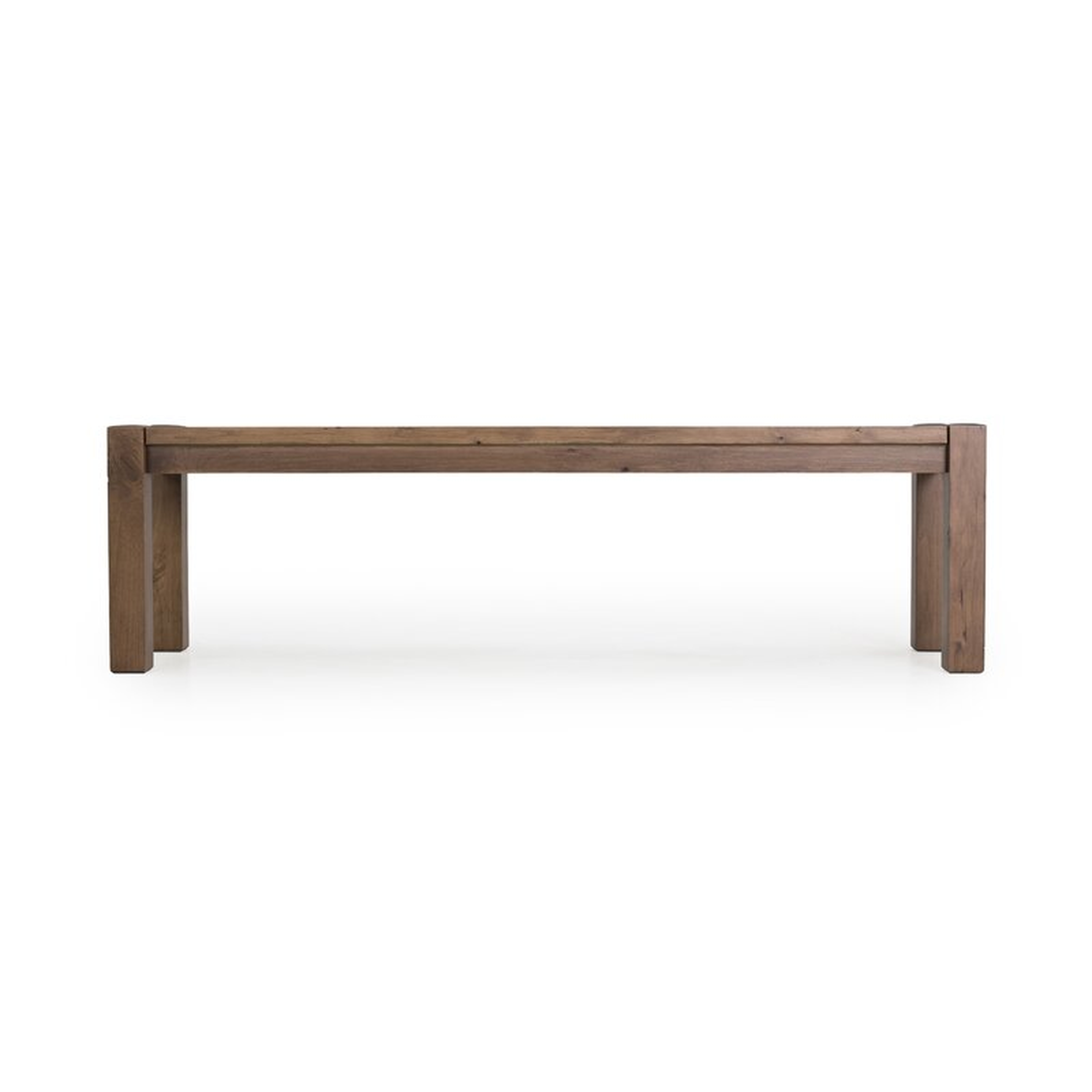 Maria Yee Rutherford Wood Bench Color: Pumpernickel - Perigold