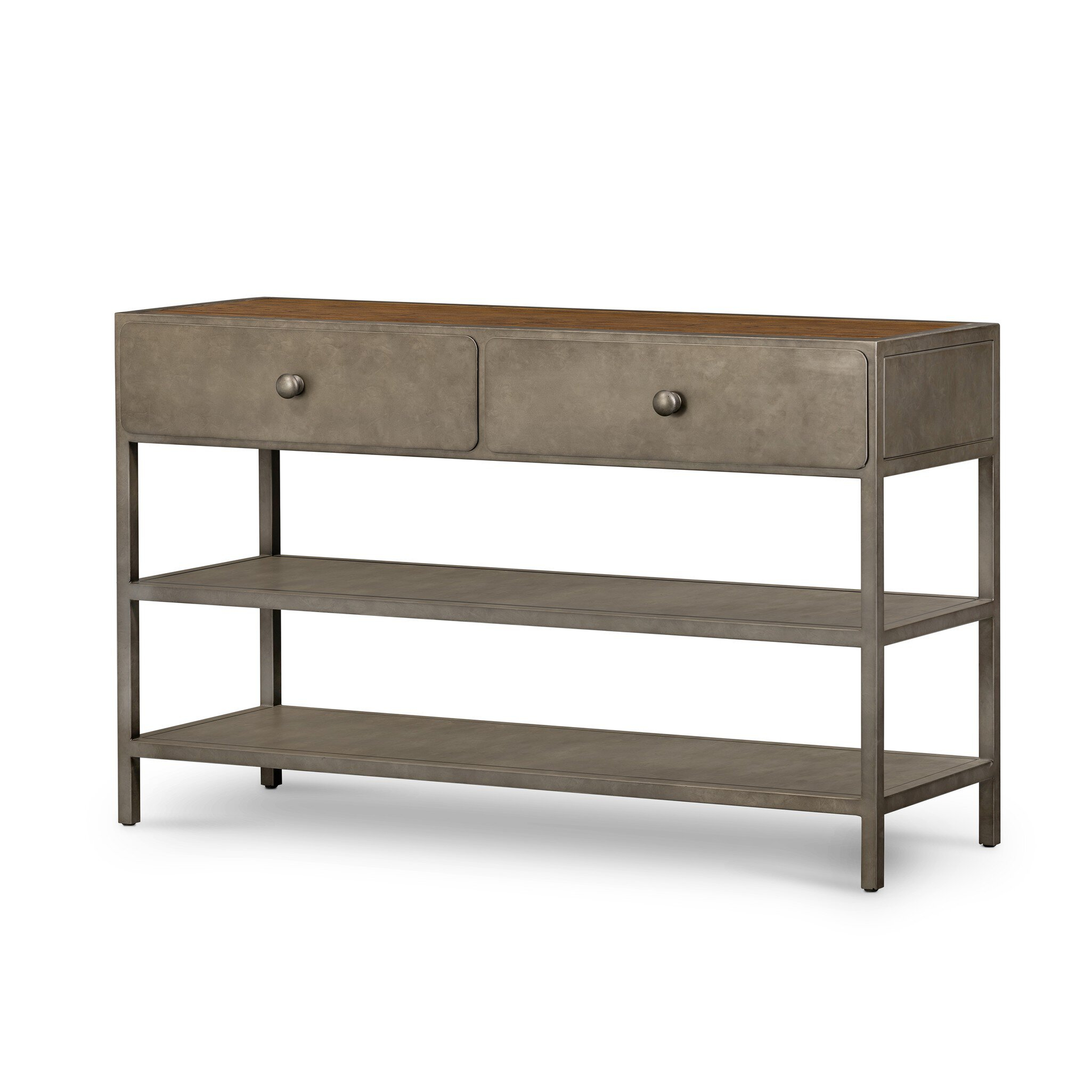 Rustic Reclaimed Console Table - Reclaimed Natural - Four Hands