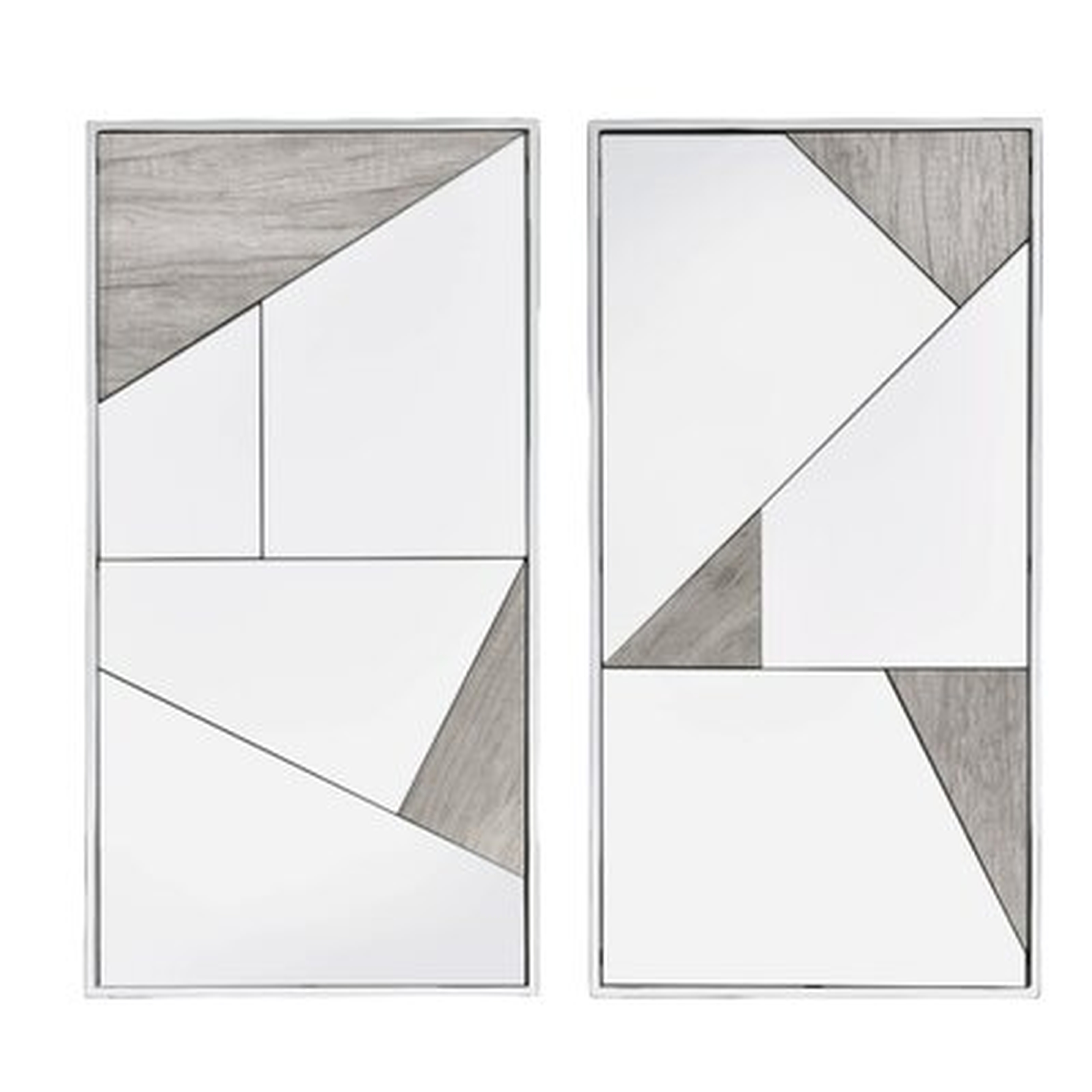 2 Piece Paull Modern and Contemporary Mirror Set - Wayfair
