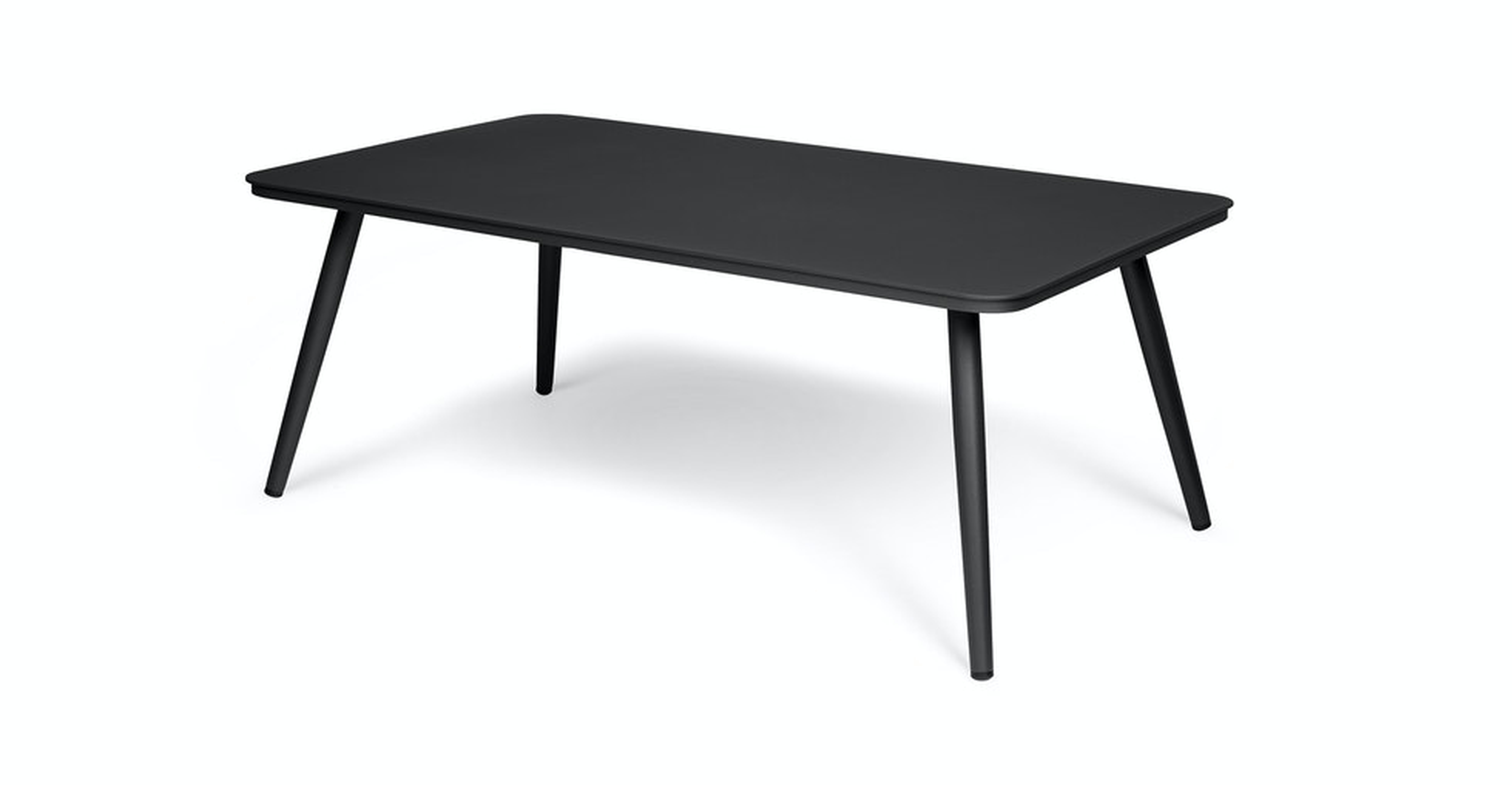 Halden Dark Charcoal Rectangular Coffee Table - Article